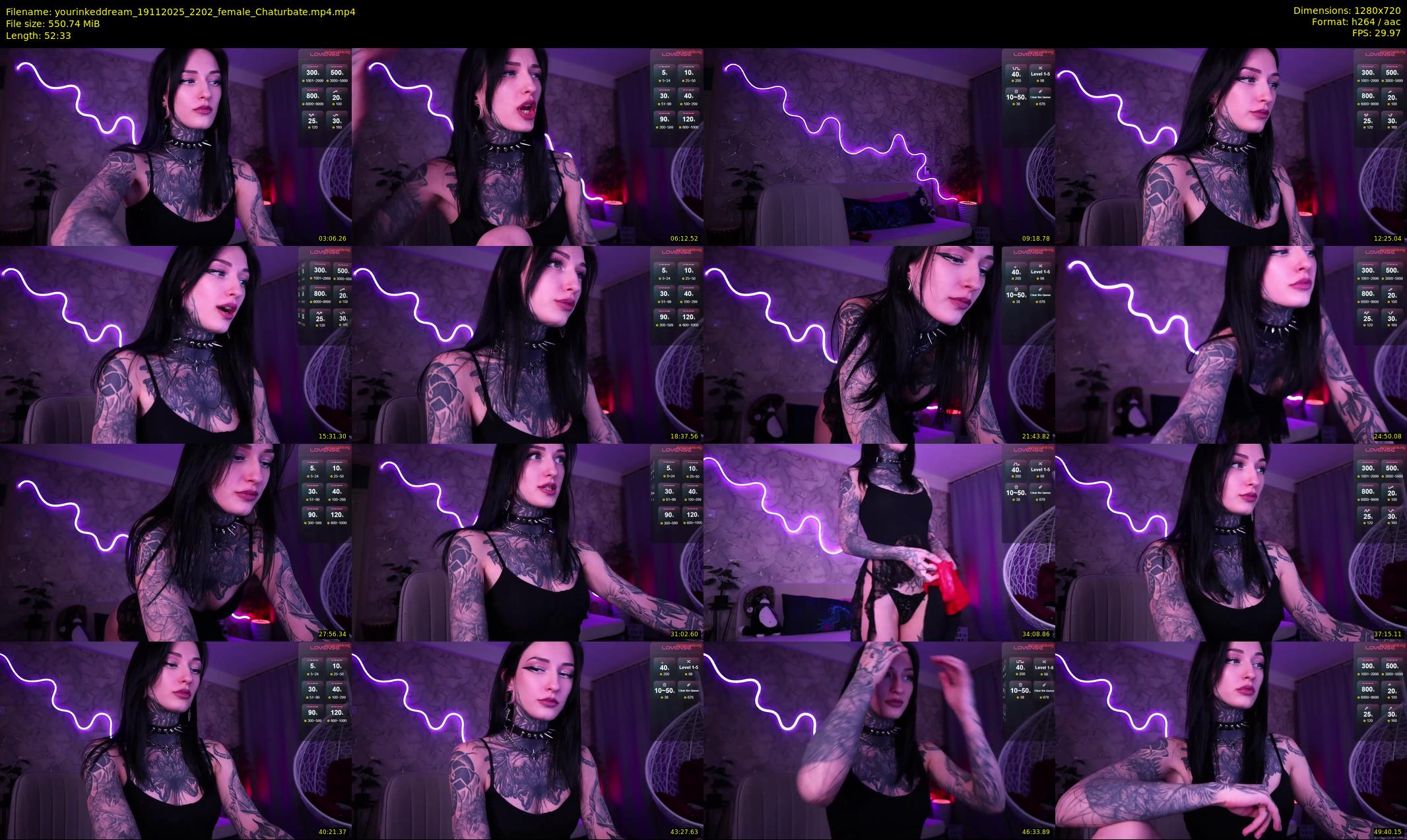 yourinkeddream — 53 minute Chaturbate couple cam show recording, 720p, Nov 19, 2025
