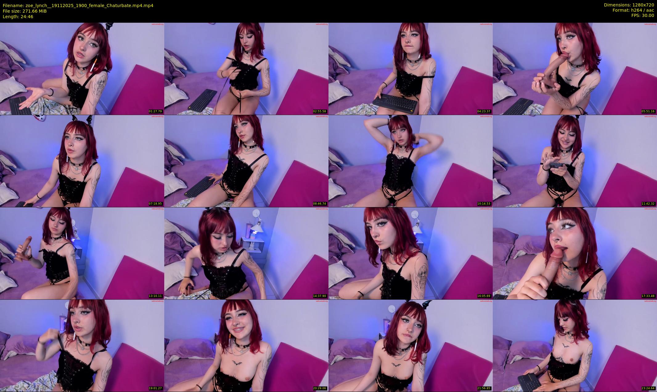 zoe_lynch_ — 25 minute Chaturbate female cam show recording, 720p, Nov 19, 2025