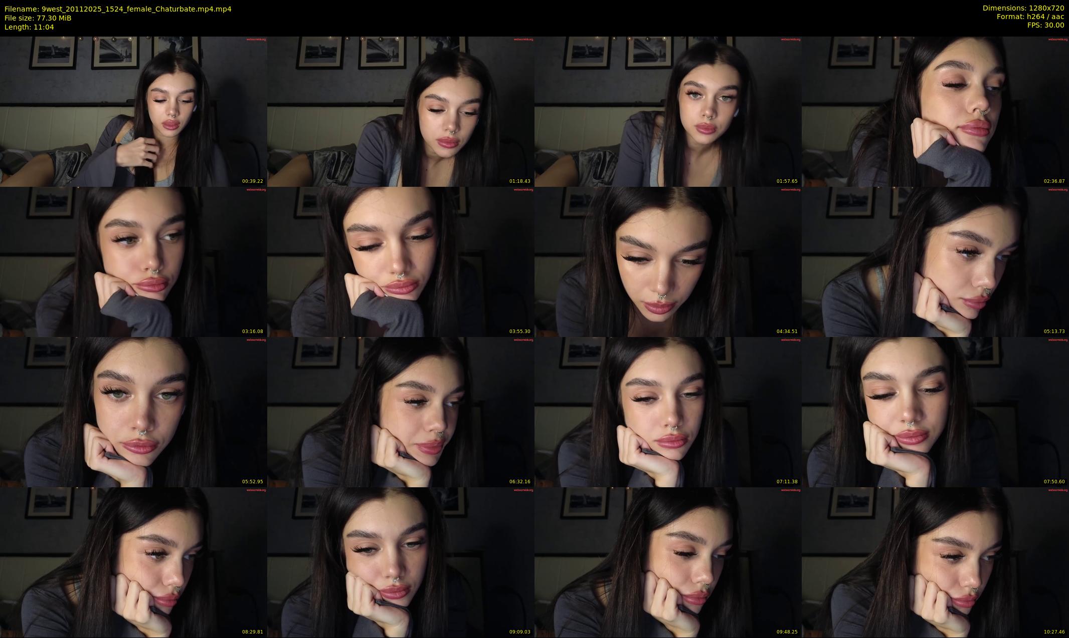 9west — 12 minute Chaturbate female cam show recording, 720p, Nov 20, 2025