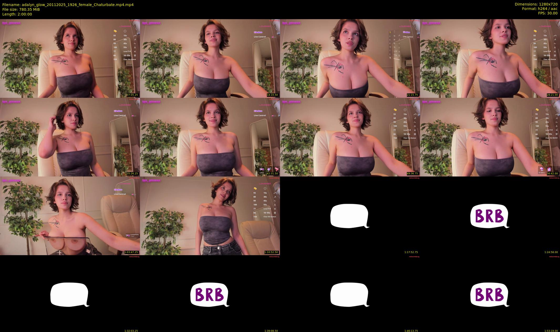 adalyn_glow — 120 minute Chaturbate female cam show recording, 720p, Nov 20, 2025