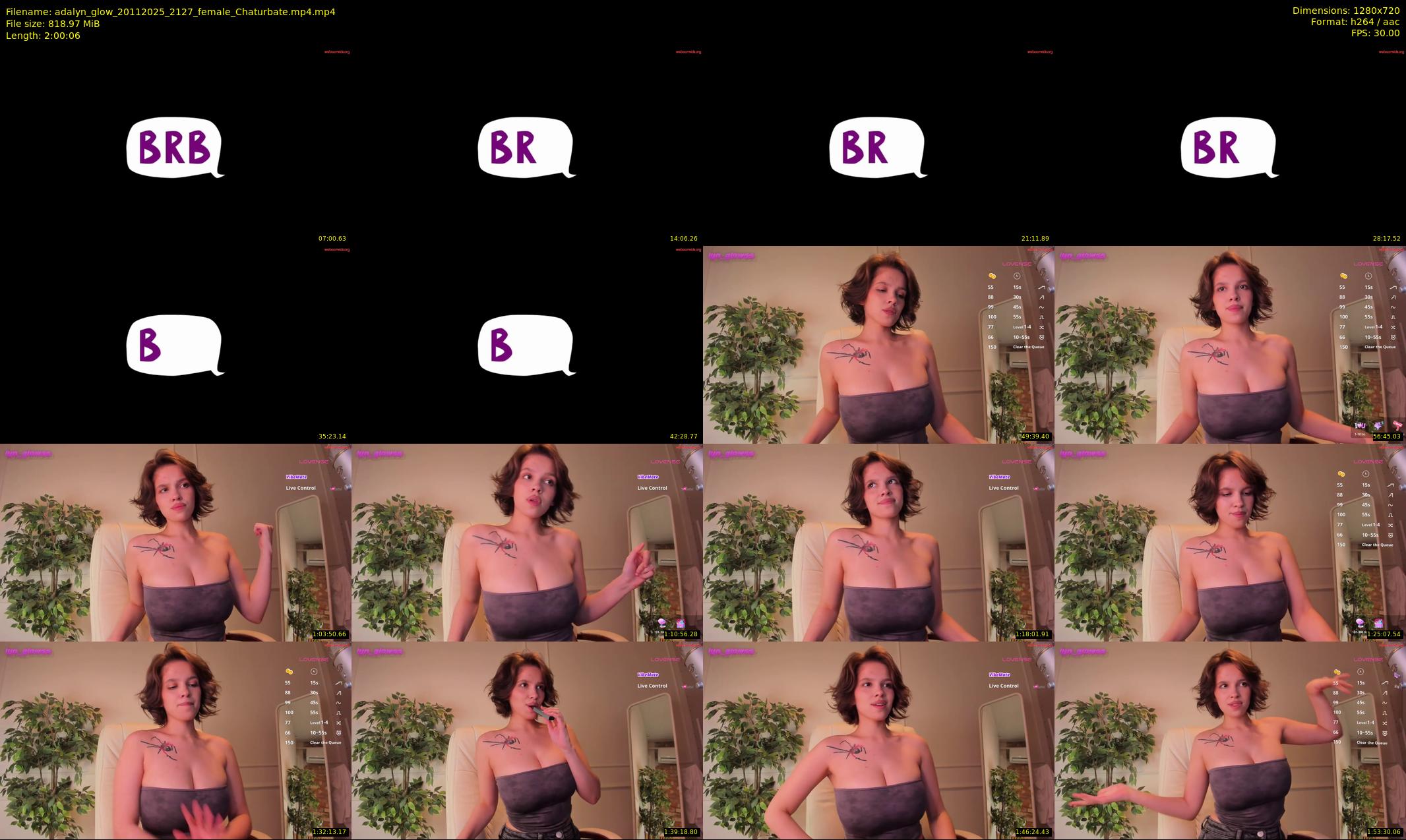 adalyn_glow — 121 minute Chaturbate female cam show recording, 720p, Nov 20, 2025