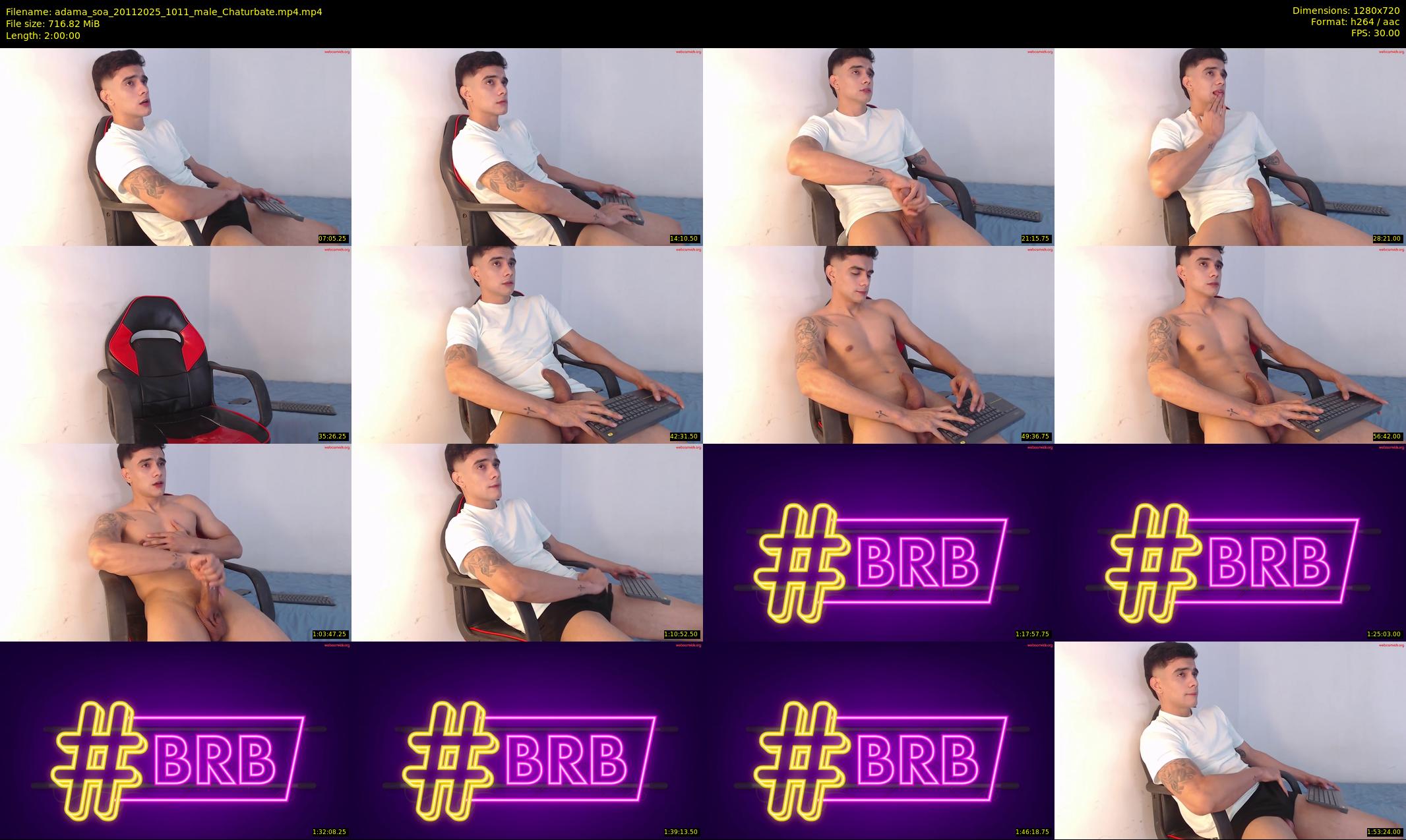 adama_soa — 120 minute Chaturbate male cam show recording, 720p, Nov 20, 2025