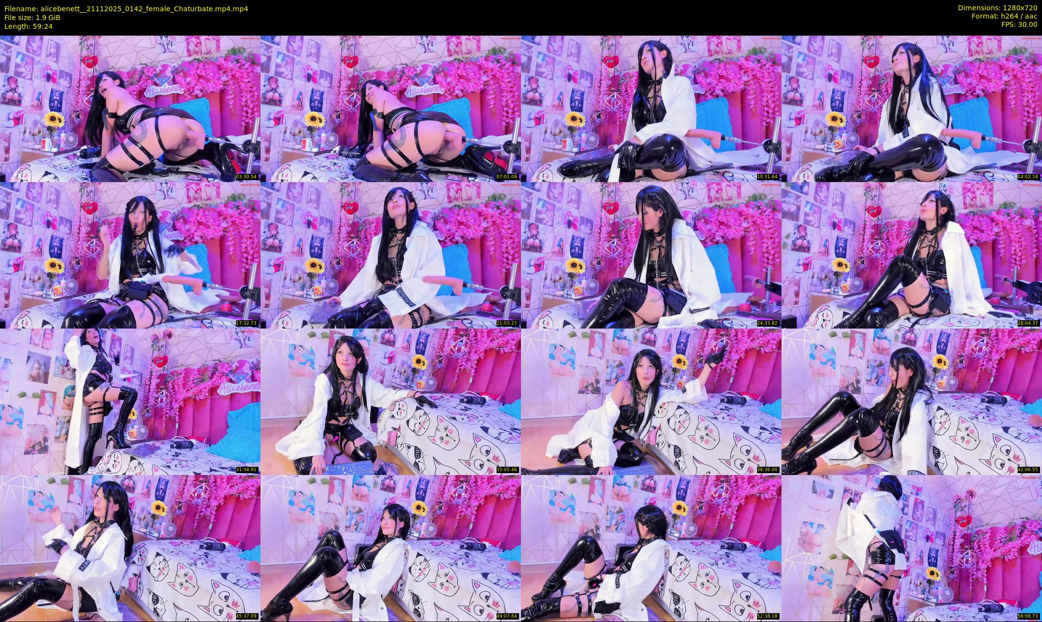 alicebenett_ — 60 minute Chaturbate female cam show recording, 720p, Nov 21, 2025