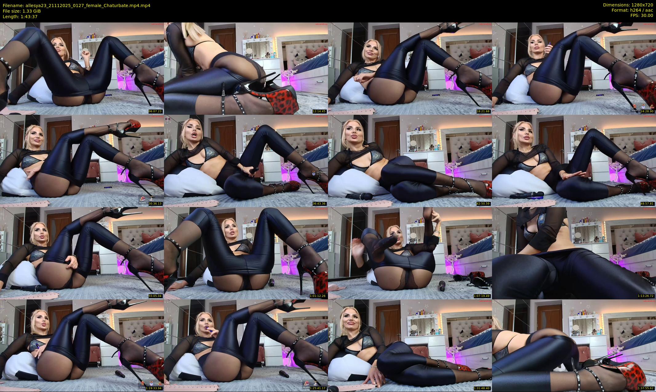 allesya23 — 104 minute Chaturbate female cam show recording, 720p, Nov 21, 2025