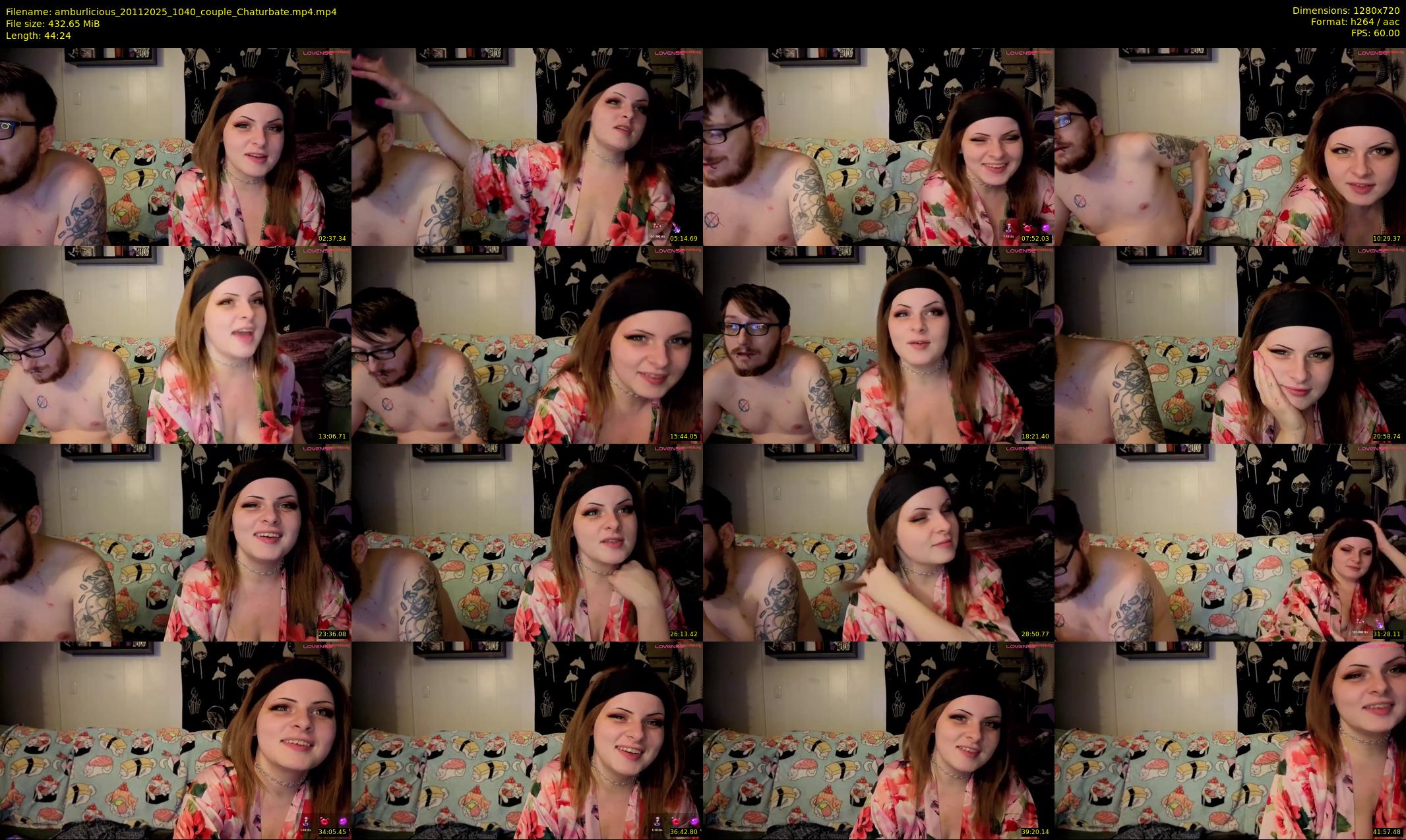 amburlicious — 45 minute Chaturbate couple cam show recording, 720p, Nov 20, 2025
