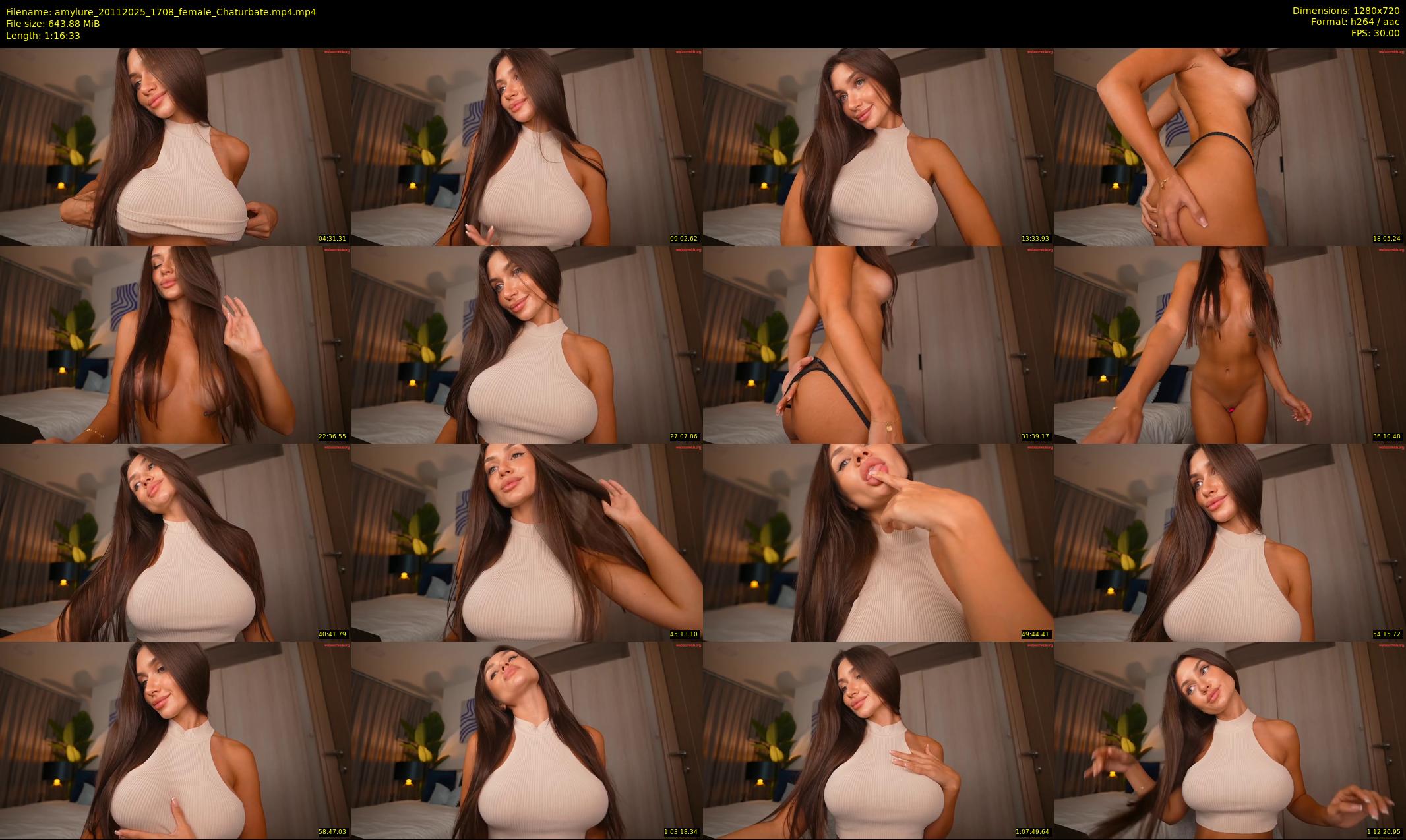 amylure — 77 minute Chaturbate female cam show recording, 720p, Nov 20, 2025