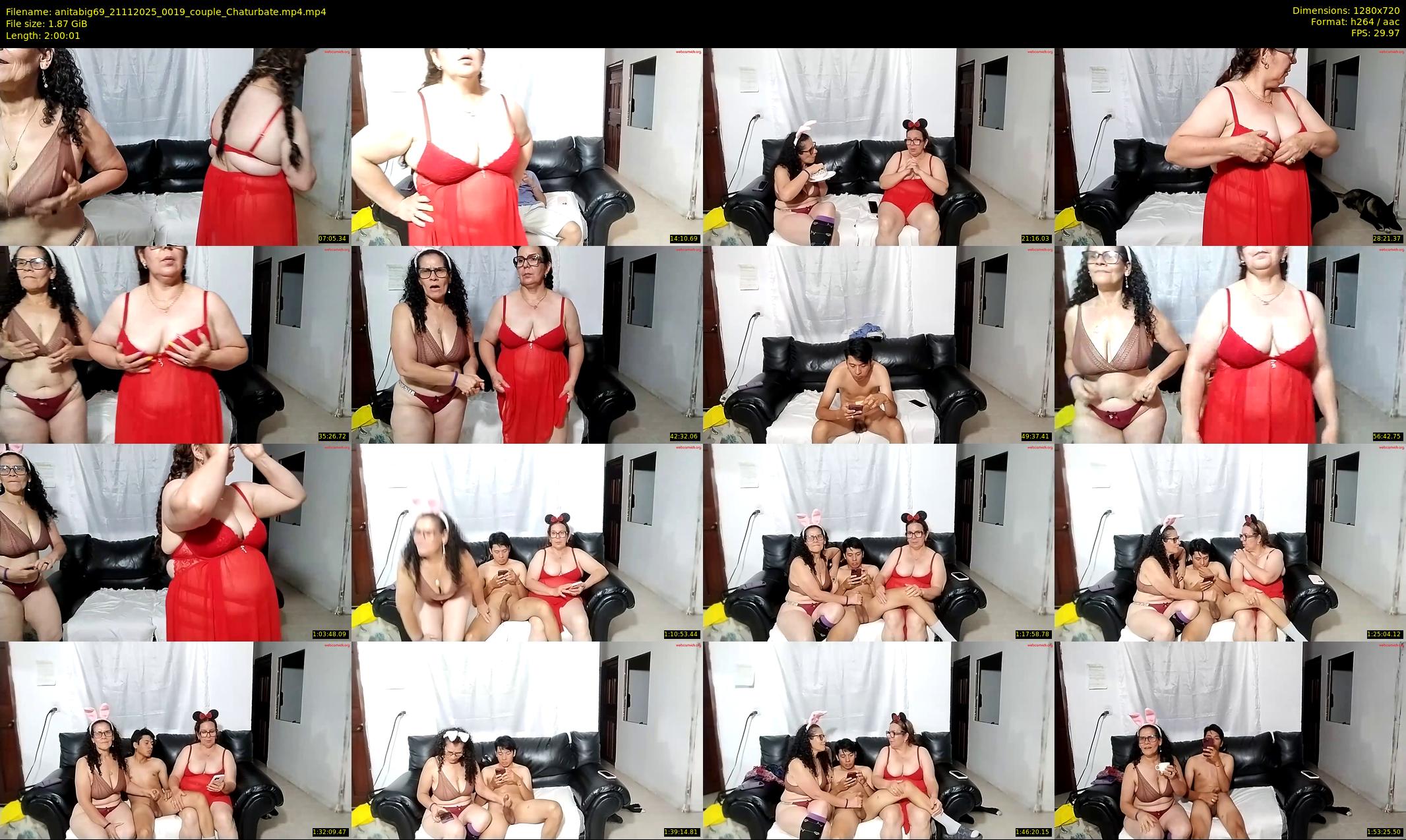 anitabig69 — 121 minute Chaturbate couple cam show recording, 720p, Nov 21, 2025