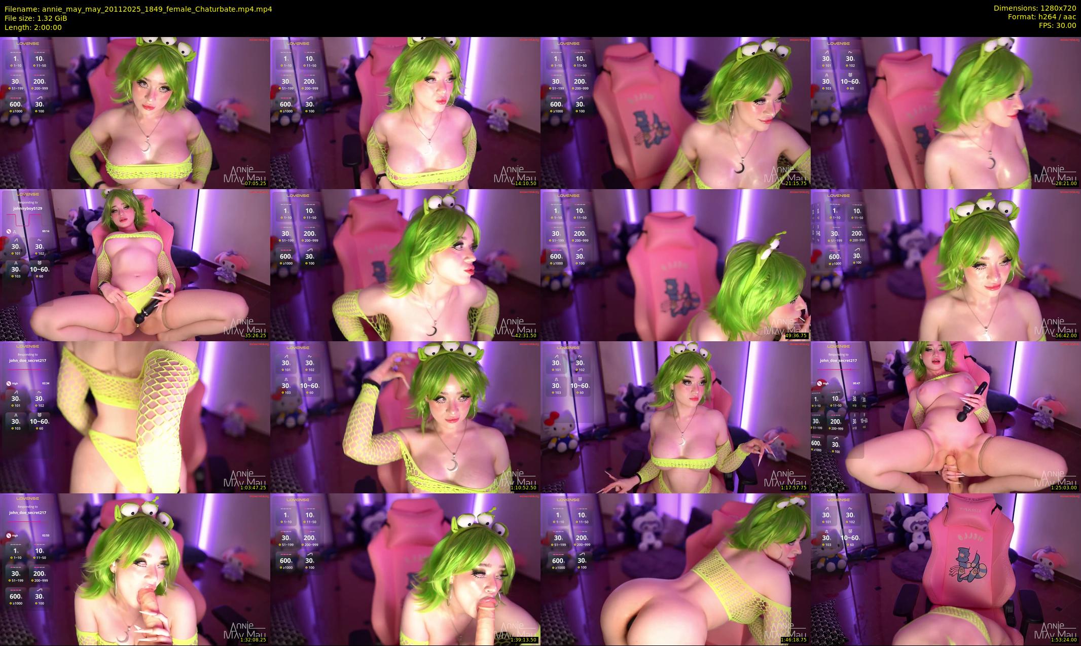 annie_may_may — 120 minute Chaturbate female cam show recording, 720p, Nov 20, 2025
