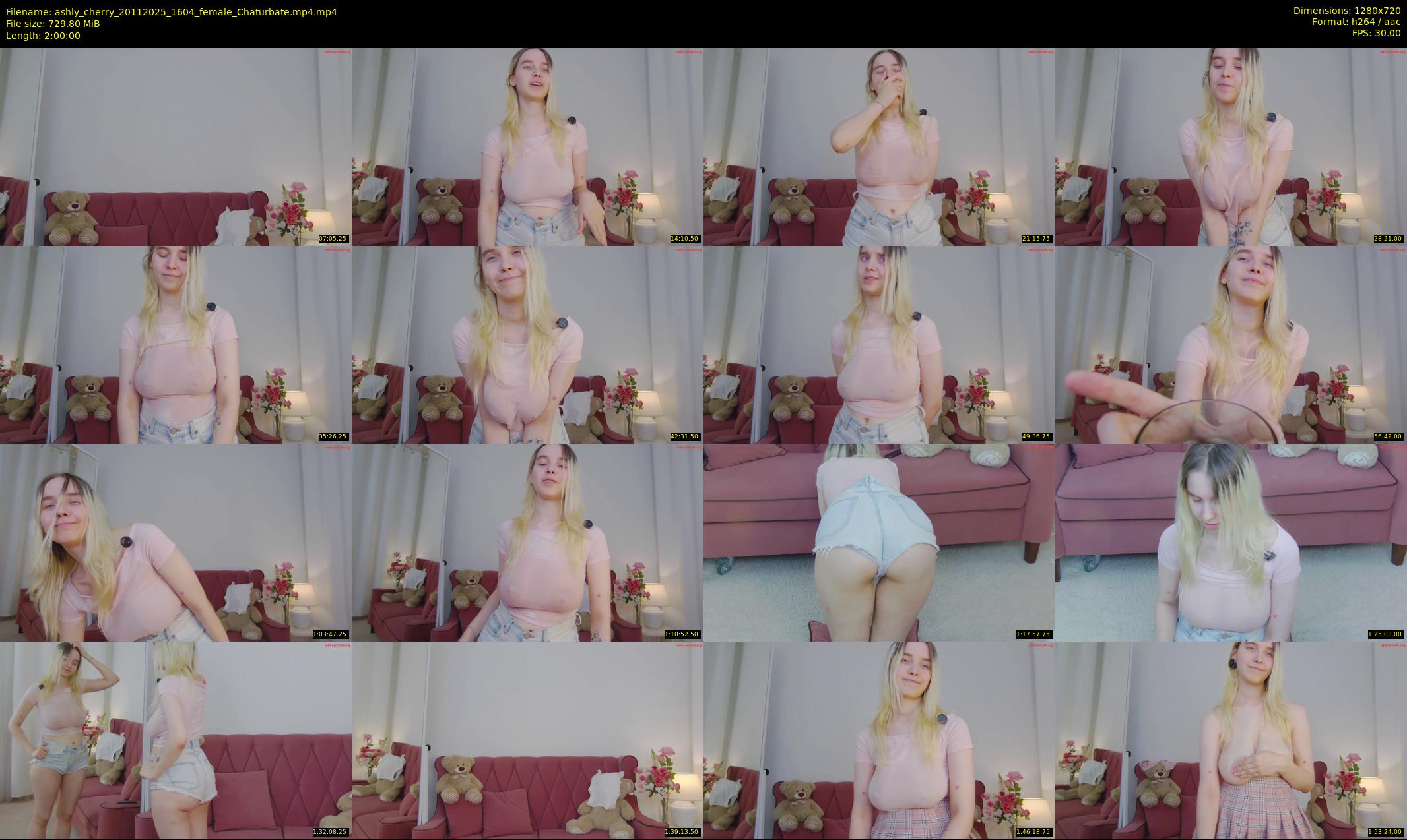 ashly_cherry — 120 minute Chaturbate female cam show recording, 720p, Nov 20, 2025