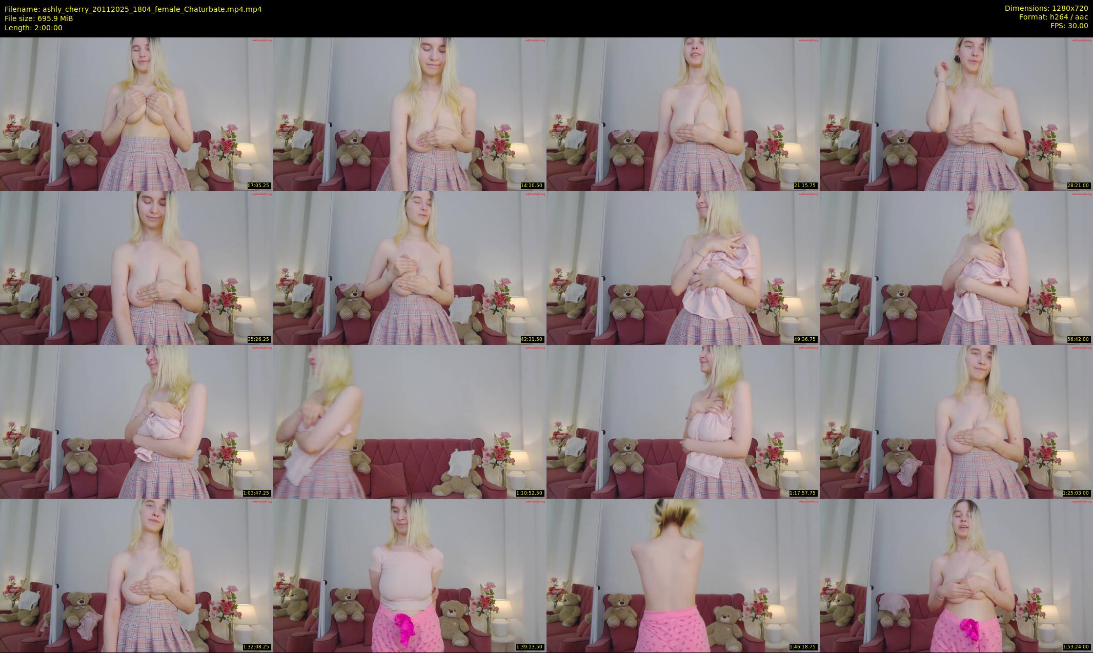 ashly_cherry — 120 minute Chaturbate female cam show recording, 720p, Nov 20, 2025