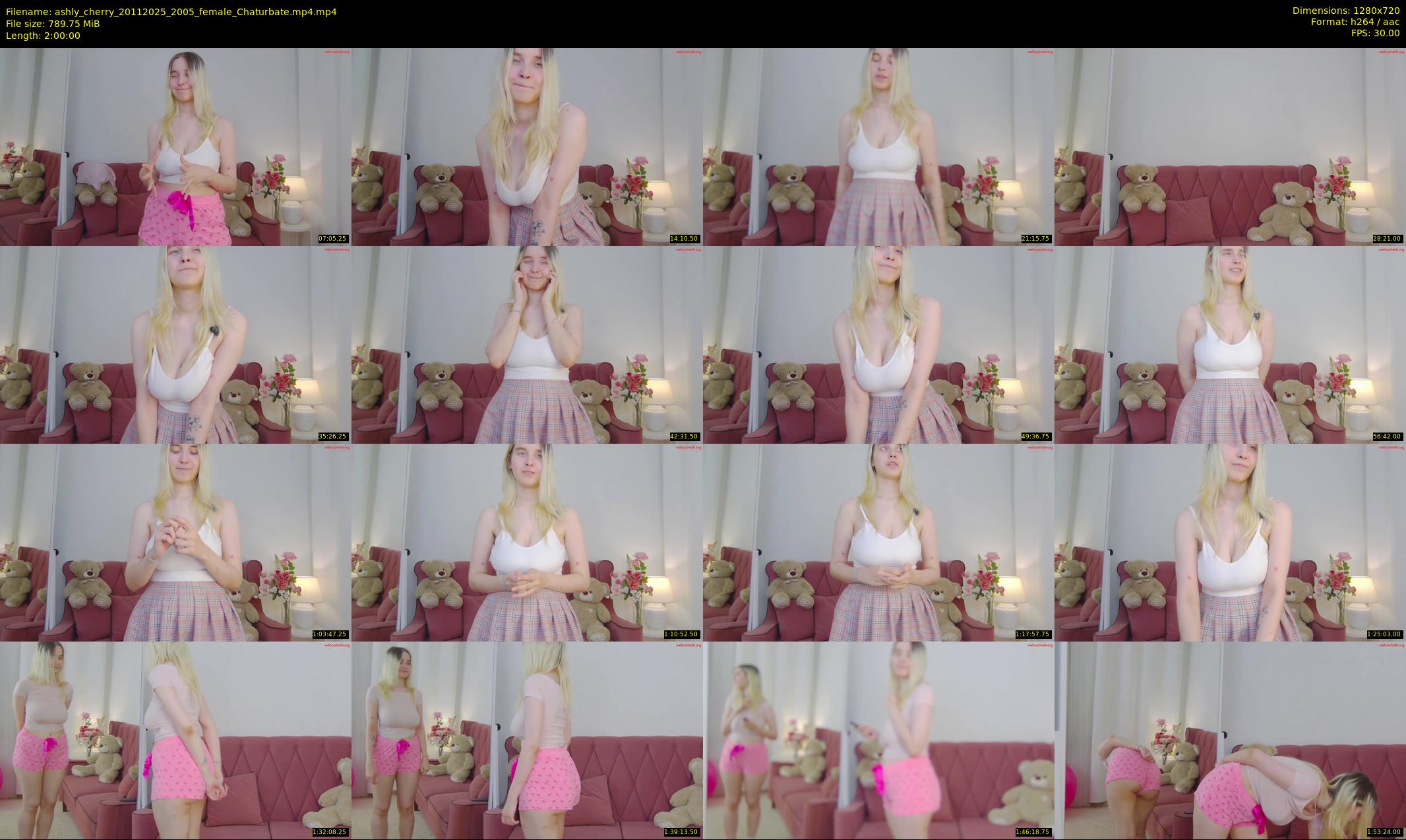 ashly_cherry — 120 minute Chaturbate female cam show recording, 720p, Nov 20, 2025