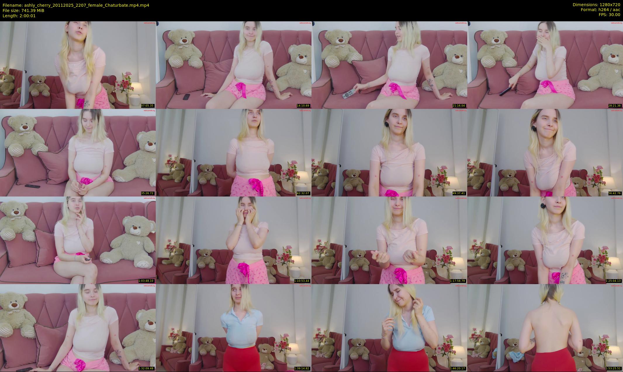 ashly_cherry — 121 minute Chaturbate female cam show recording, 720p, Nov 20, 2025