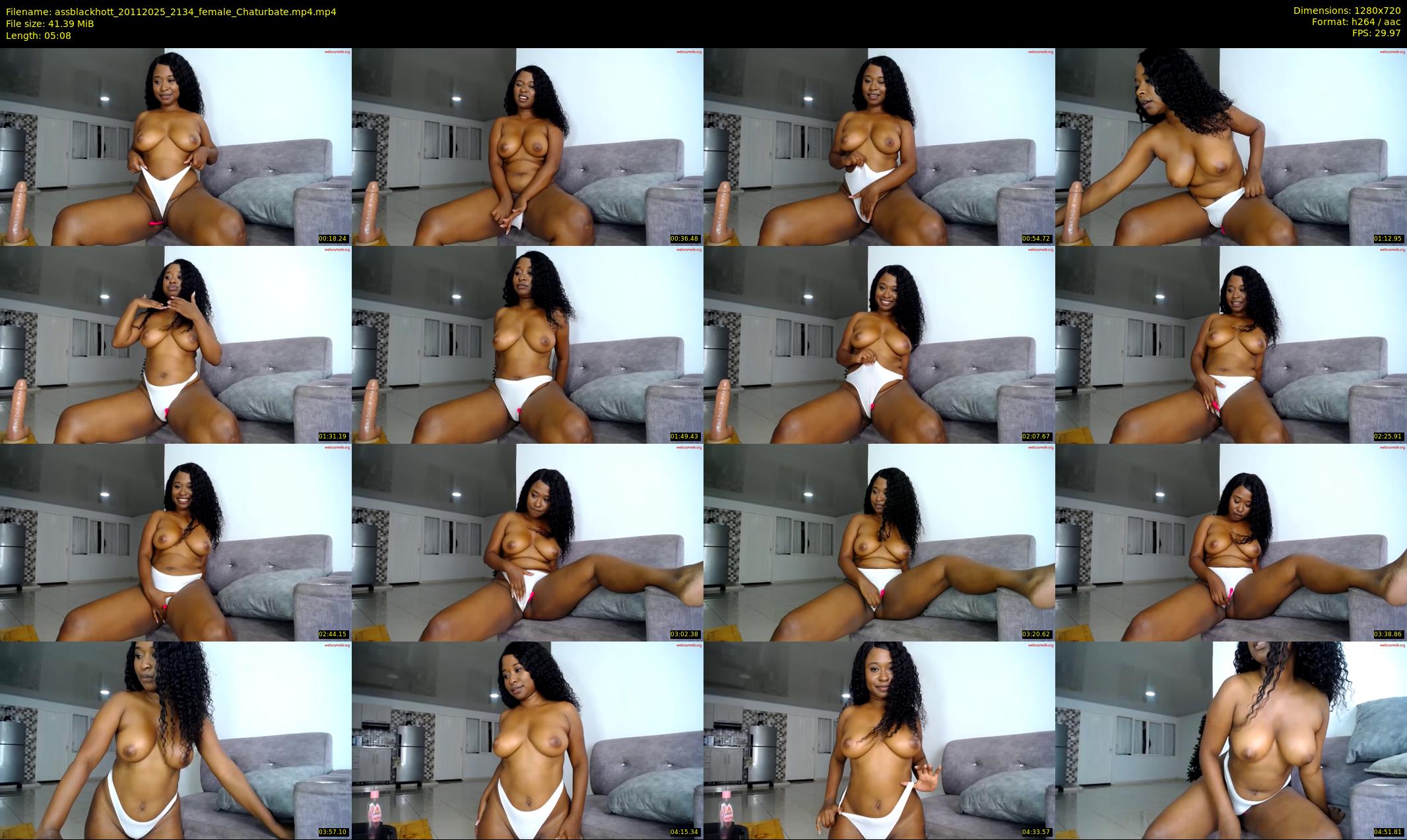 assblackhott — 6 minute Chaturbate female cam show recording, 720p, Nov 20, 2025