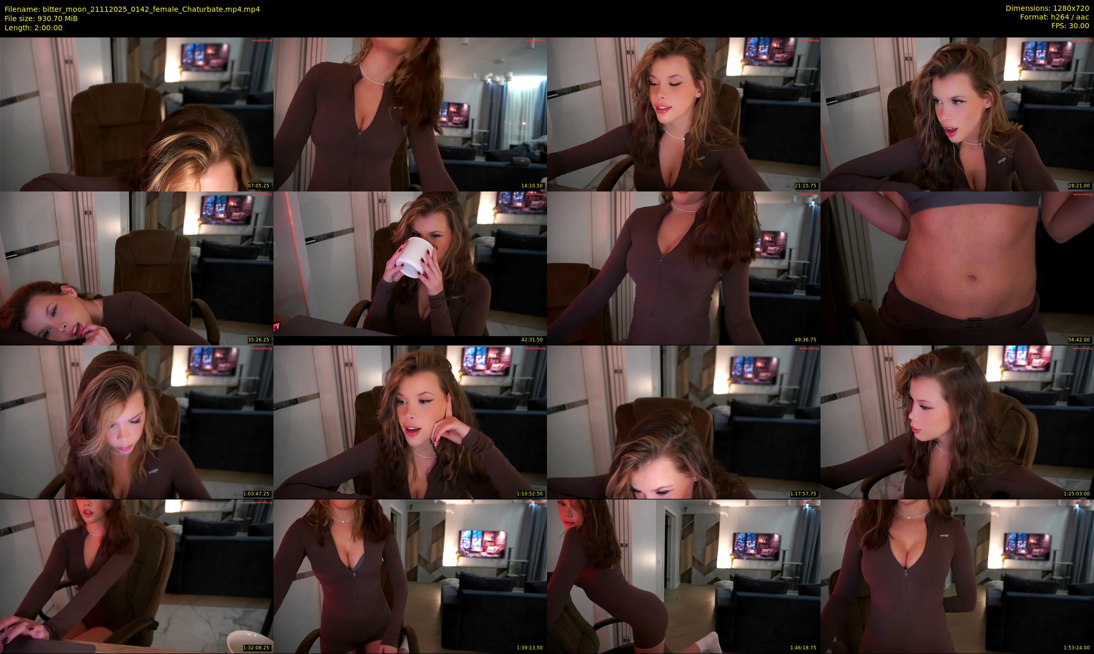 bitter_moon — 120 minute Chaturbate female cam show recording, 720p, Nov 21, 2025