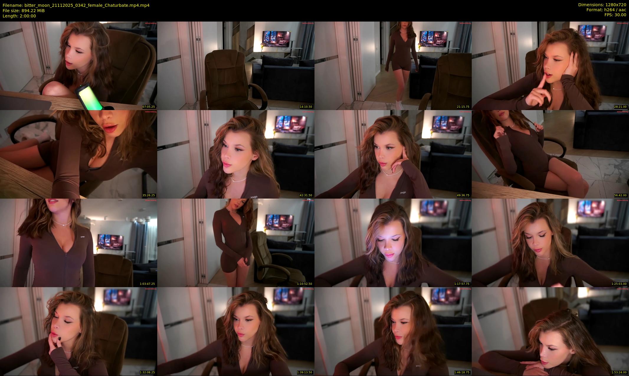 bitter_moon — 120 minute Chaturbate female cam show recording, 720p, Nov 21, 2025