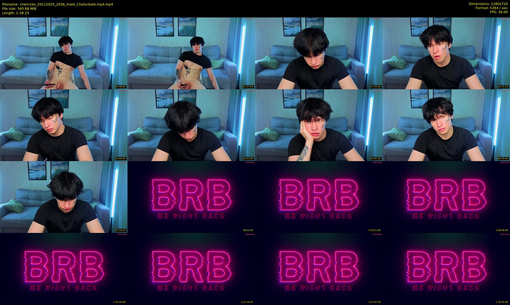 chem1ko — 99 minute Chaturbate male cam show recording, 720p, Nov 20, 2025