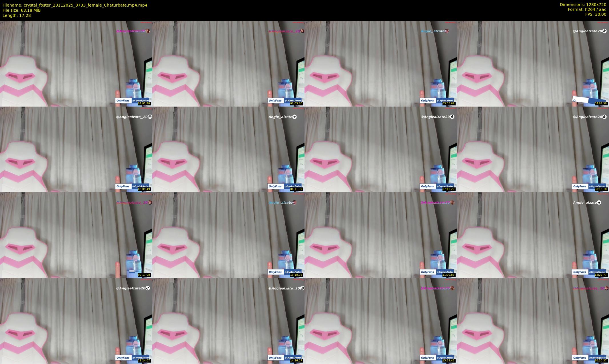 crystal_foster — 18 minute Chaturbate female cam show recording, 720p, Nov 20, 2025