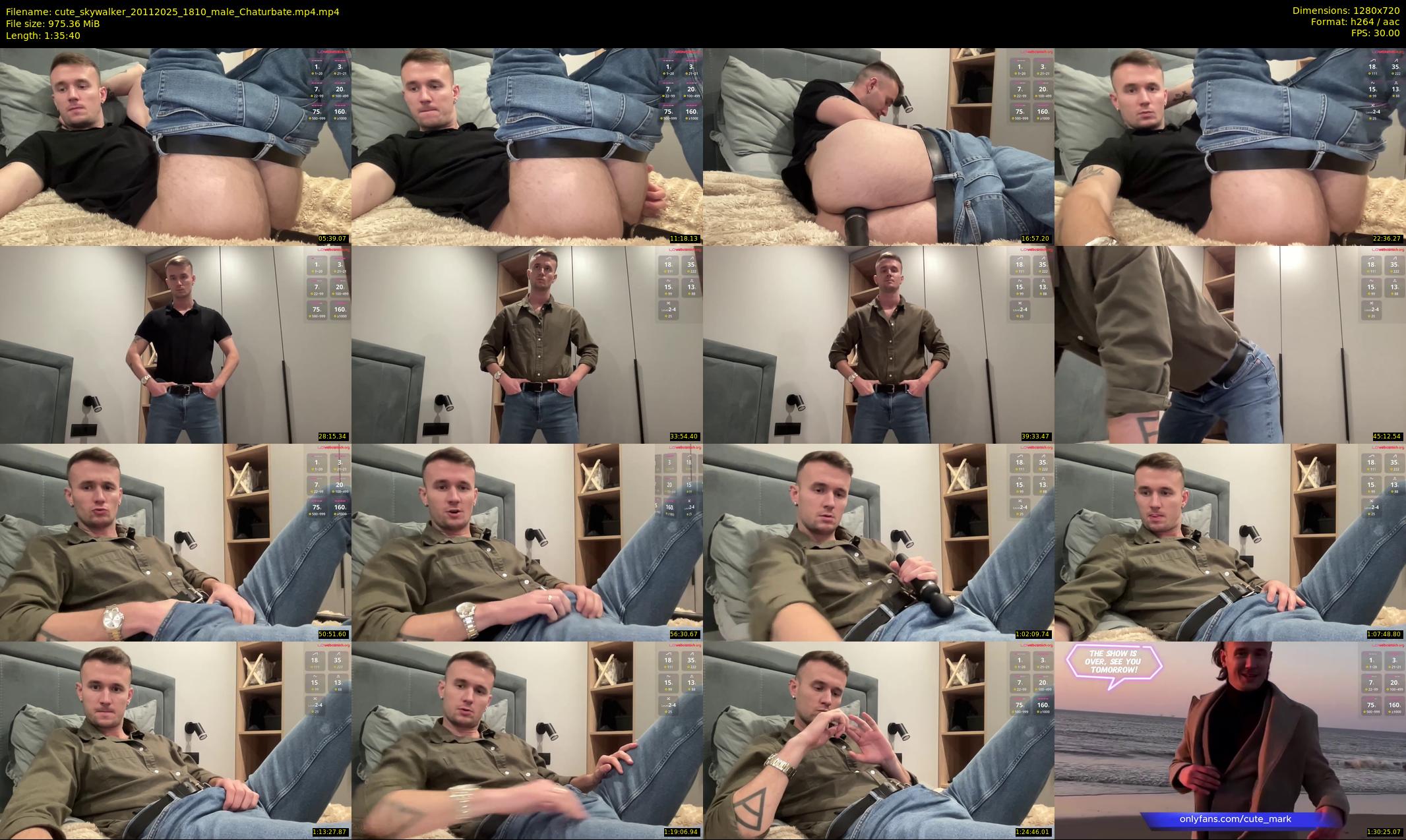 cute_skywalker — 96 minute Chaturbate male cam show recording, 720p, Nov 20, 2025