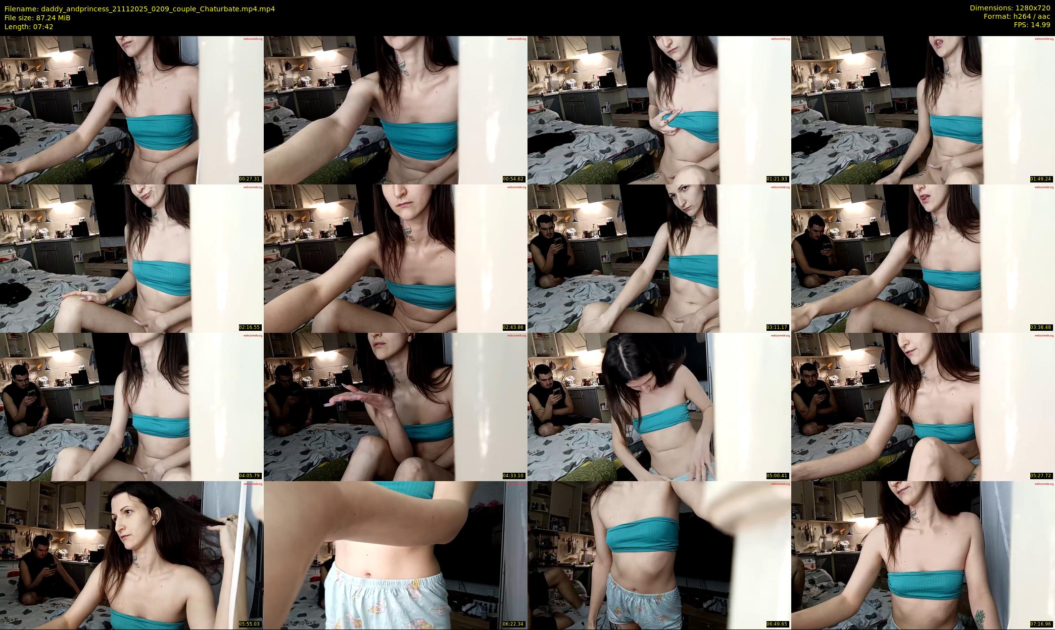 daddy_andprincess — 8 minute Chaturbate couple cam show recording, 720p, Nov 21, 2025