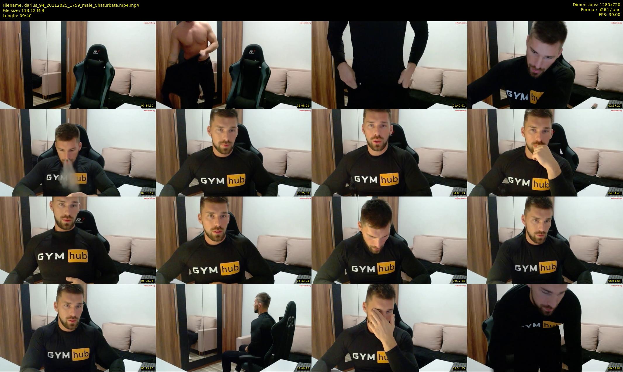 darius_94 — 10 minute Chaturbate male cam show recording, 720p, Nov 20, 2025