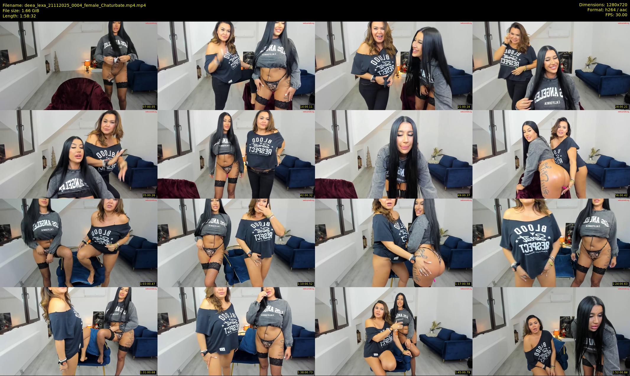 deea_lexa — 119 minute Chaturbate female cam show recording, 720p, Nov 21, 2025