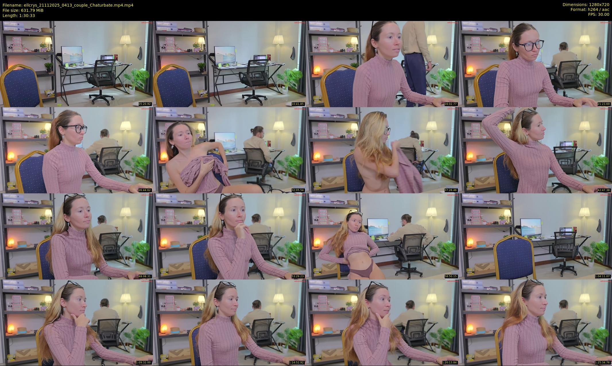 ellcrys — 91 minute Chaturbate couple cam show recording, 720p, Nov 21, 2025