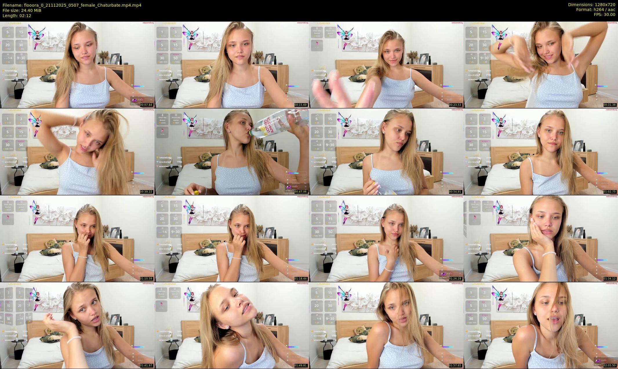 flooora_0 — 3 minute Chaturbate couple cam show recording, 720p, Nov 21, 2025