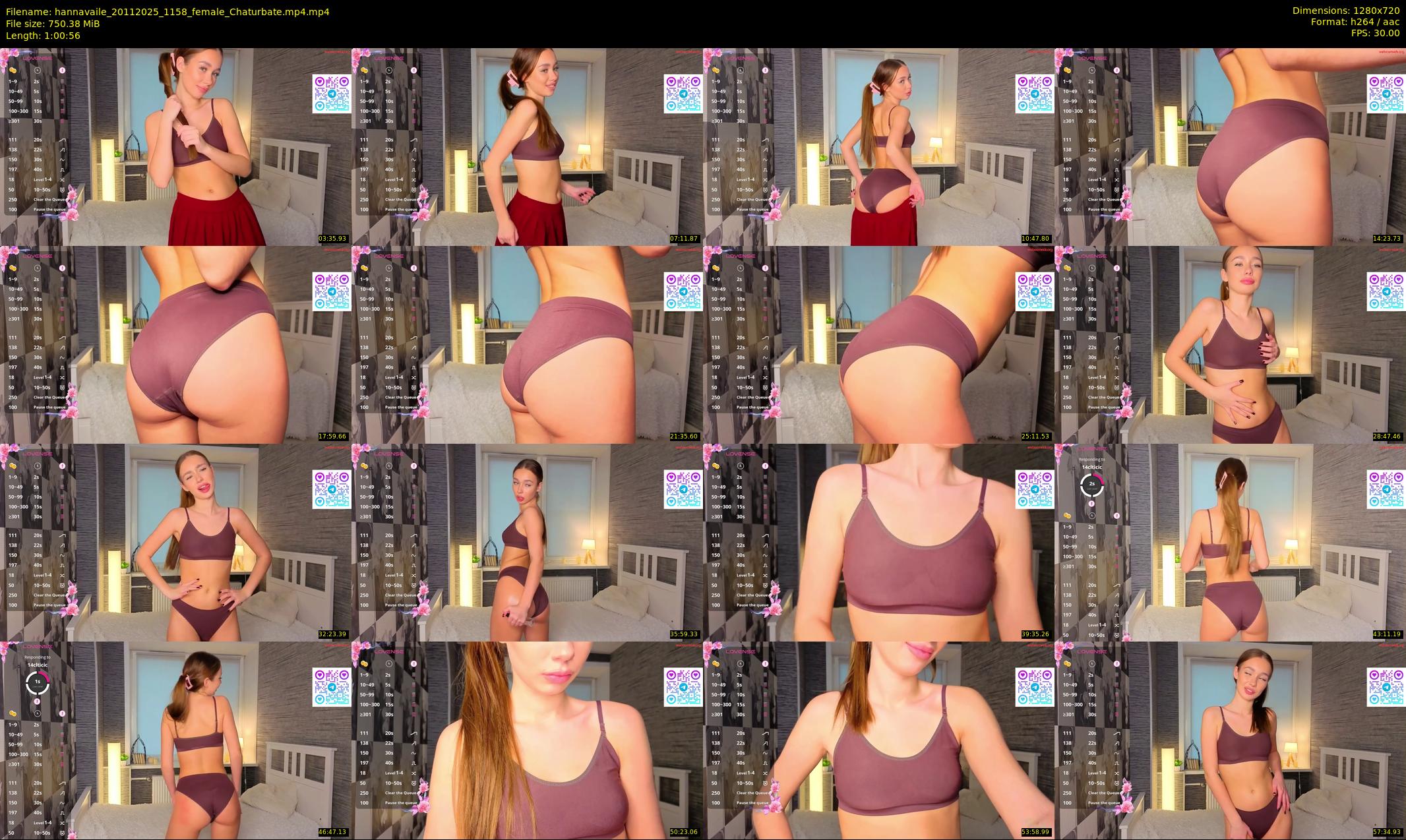 hannavaile — 61 minute Chaturbate female cam show recording, 720p, Nov 20, 2025