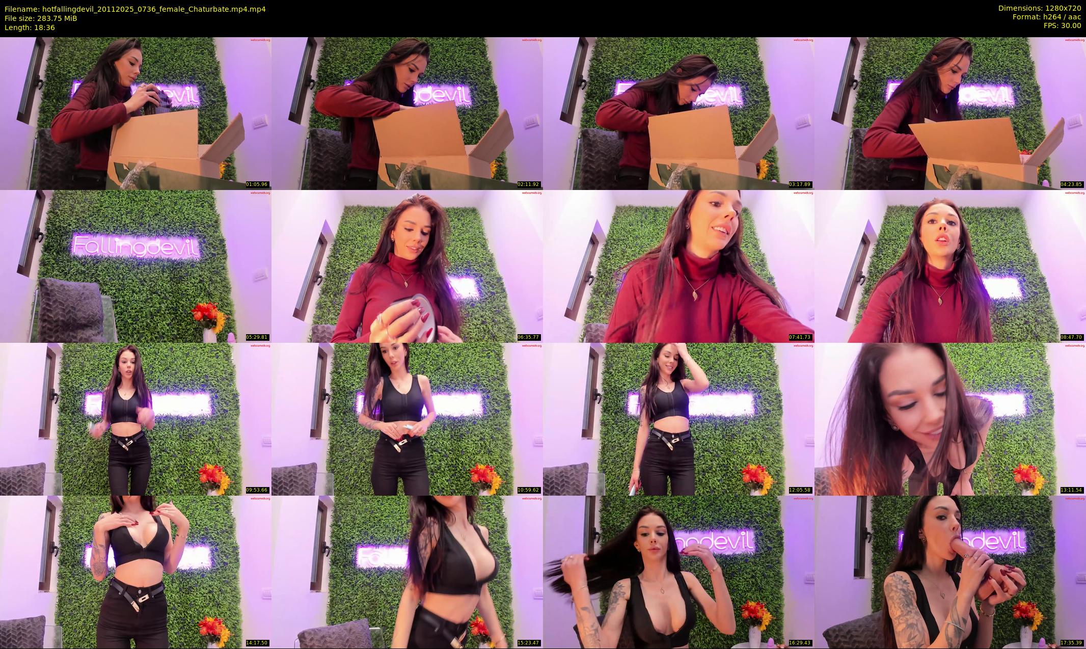 hotfallingdevil — 19 minute Chaturbate female cam show recording, 720p, Nov 20, 2025