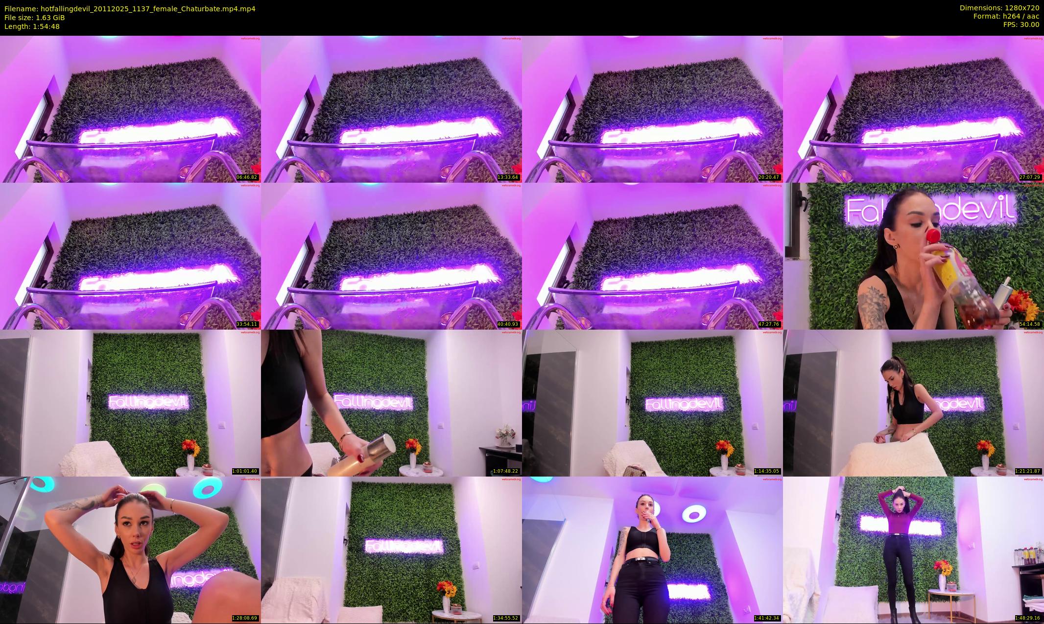 hotfallingdevil — 115 minute Chaturbate female cam show recording, 720p, Nov 20, 2025