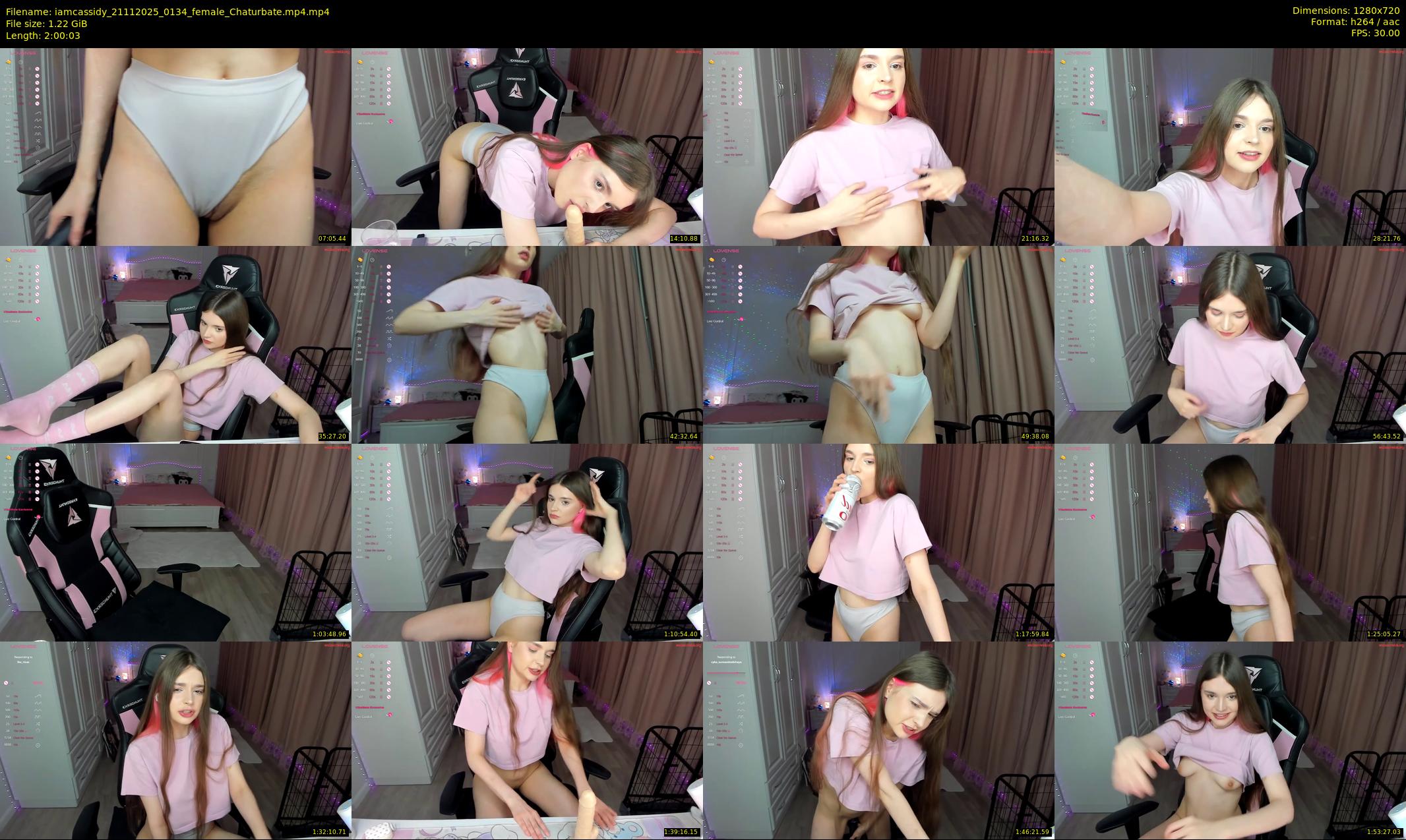 iamcassidy — 121 minute Chaturbate female cam show recording, 720p, Nov 21, 2025