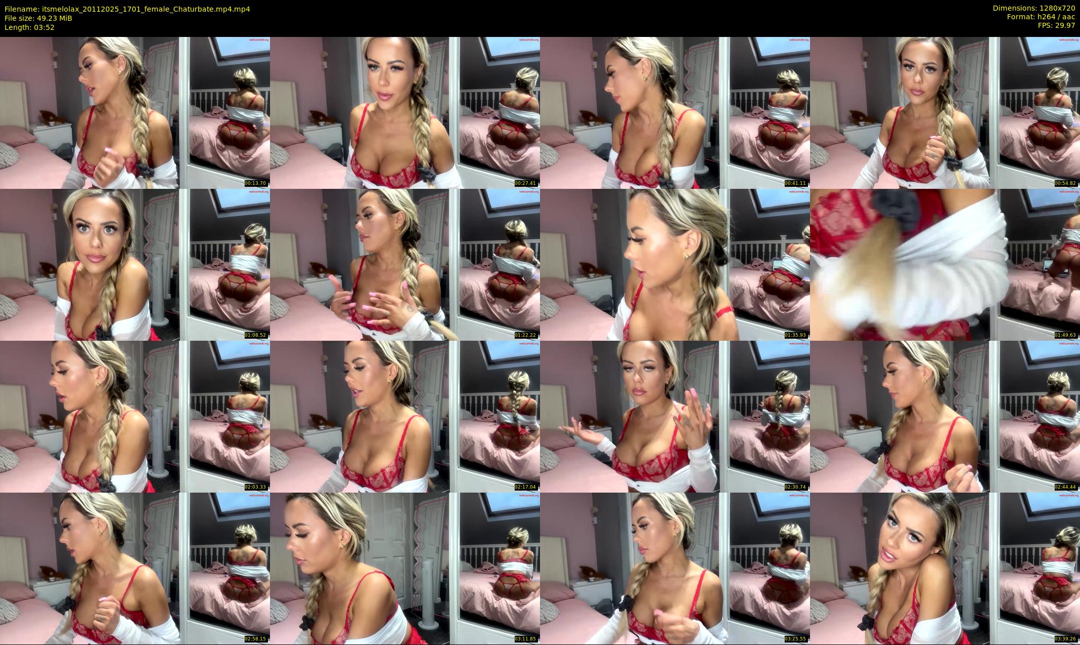 itsmelolax — 4 minute Chaturbate female cam show recording, 720p, Nov 20, 2025