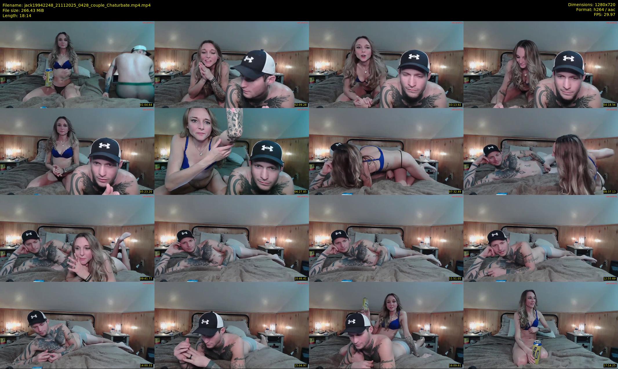jack19942248 — 19 minute Chaturbate couple cam show recording, 720p, Nov 21, 2025