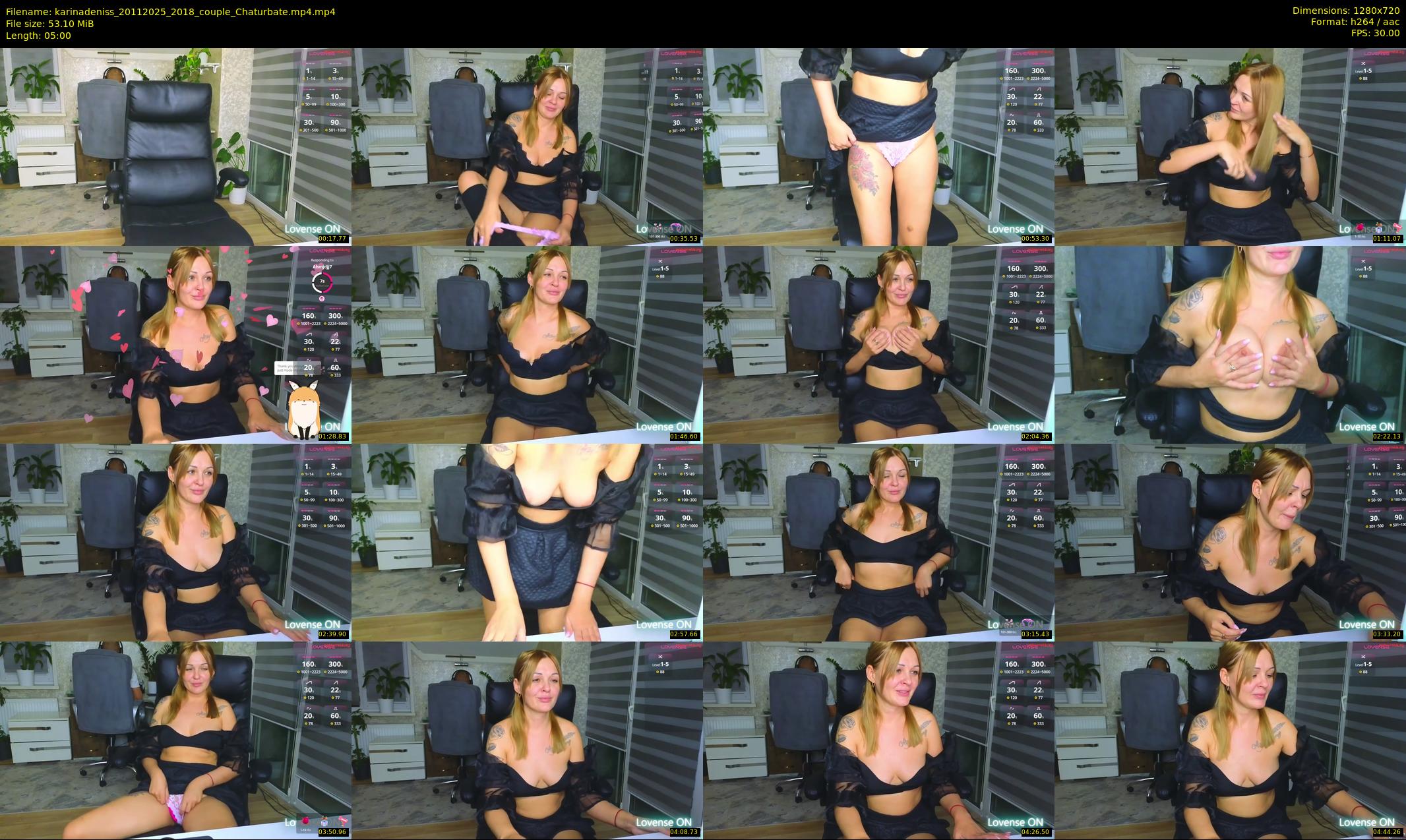 karinadeniss — 5 minute Chaturbate couple cam show recording, 720p, Nov 20, 2025