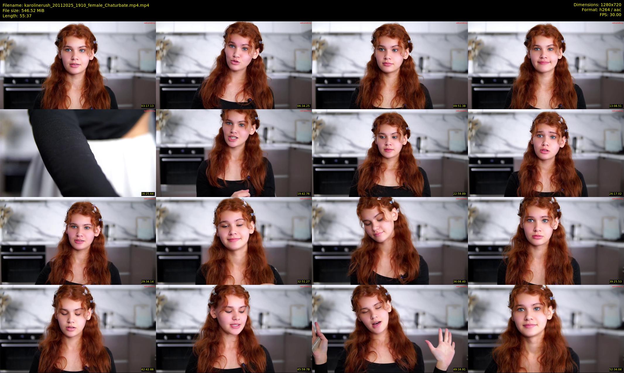 karolinerush — 56 minute Chaturbate female cam show recording, 720p, Nov 20, 2025