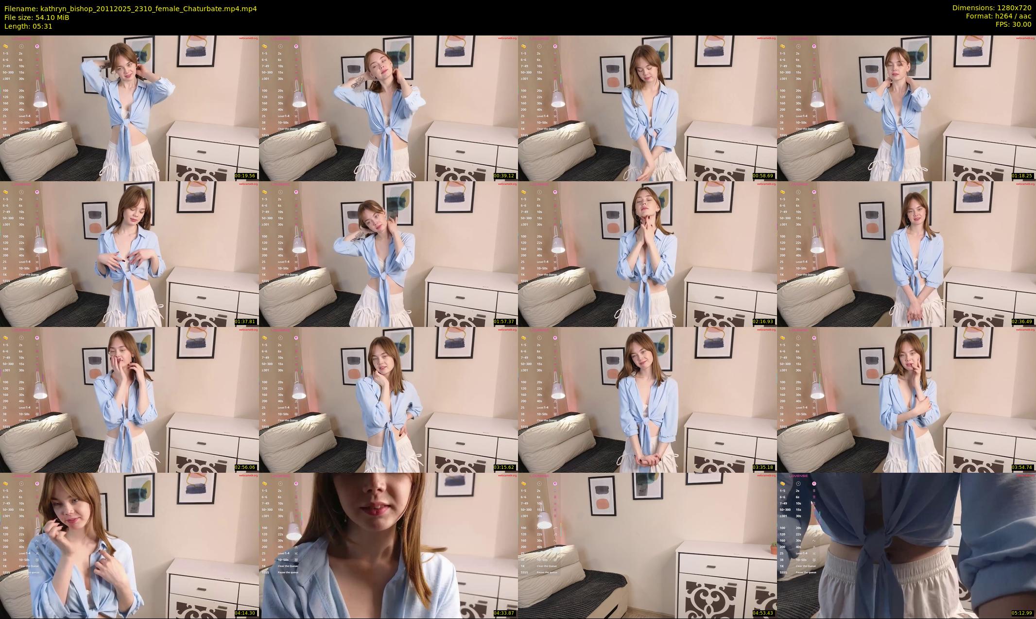 kathryn_bishop — 6 minute Chaturbate female cam show recording, 720p, Nov 20, 2025
