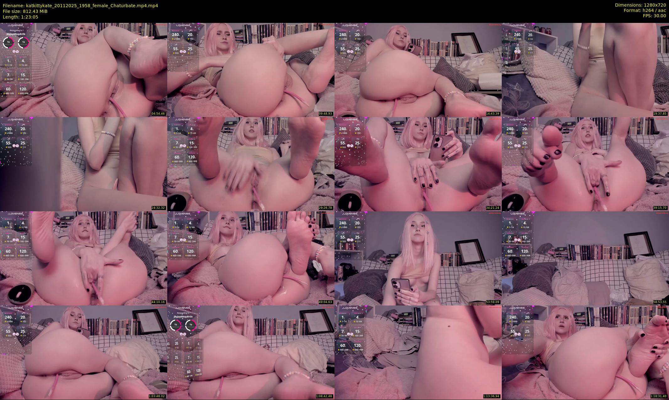 katkittykate — 84 minute Chaturbate female cam show recording, 720p, Nov 20, 2025