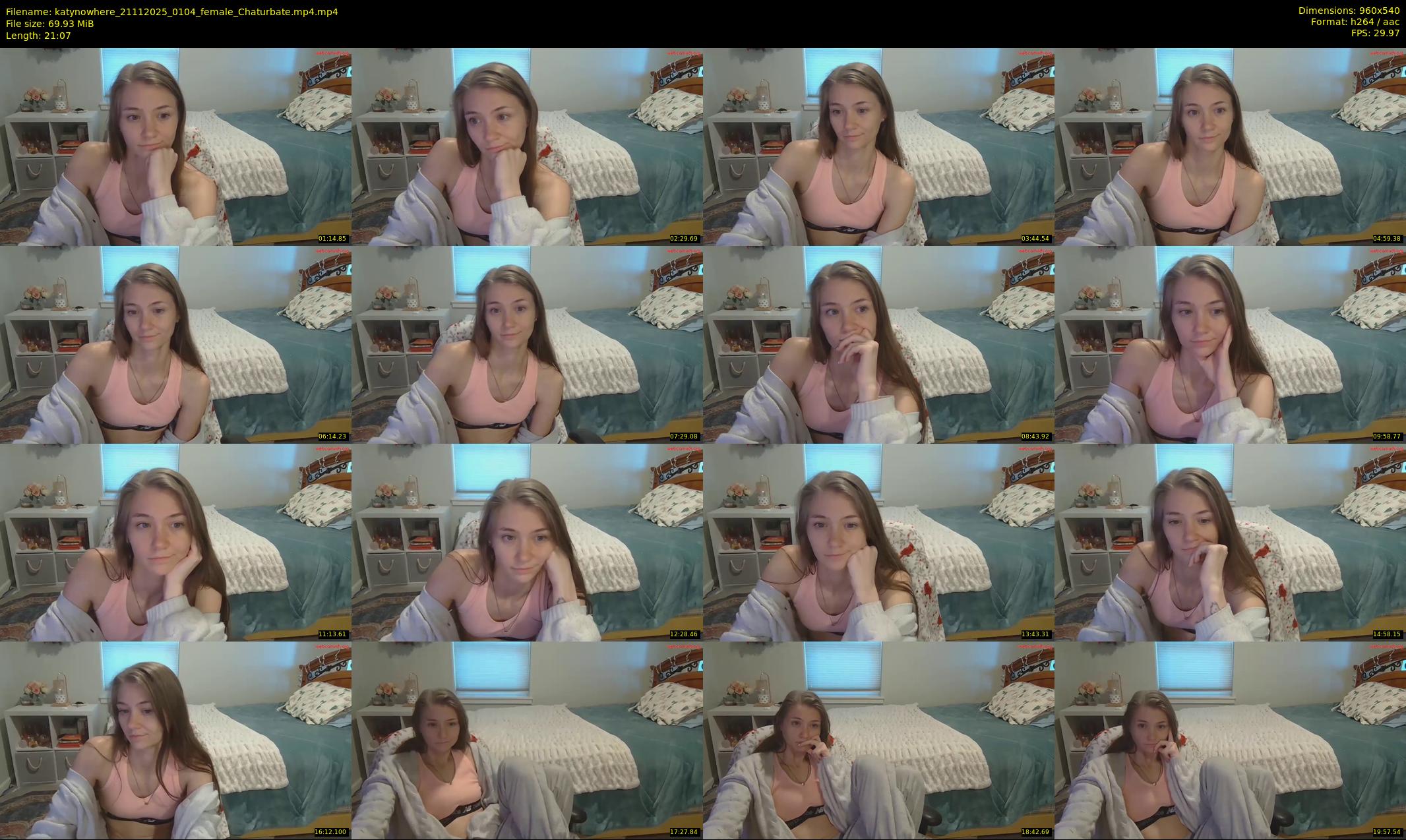 katynowhere — 22 minute Chaturbate female cam show recording, 480p, Nov 21, 2025