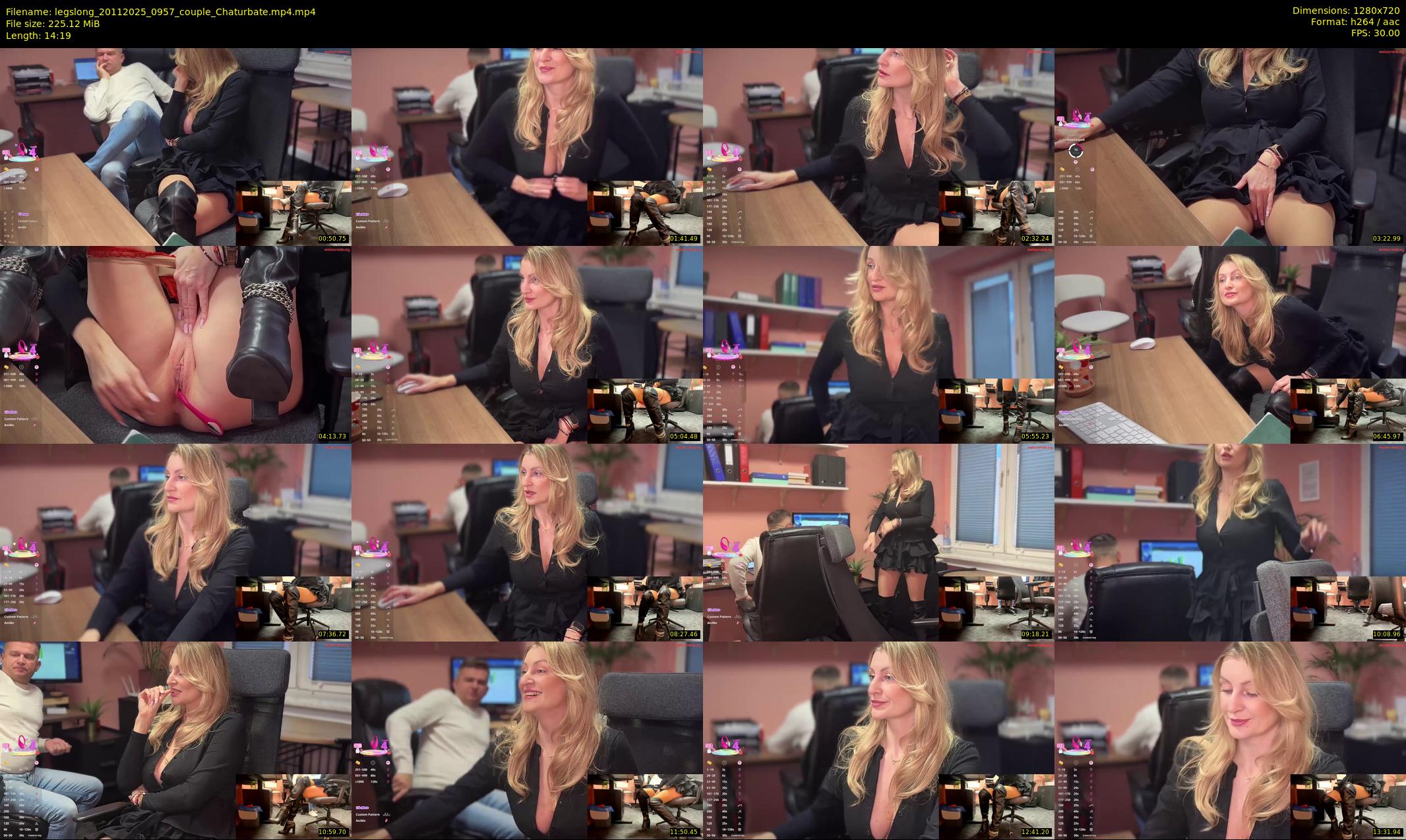 legslong — 15 minute Chaturbate couple cam show recording, 720p, Nov 20, 2025