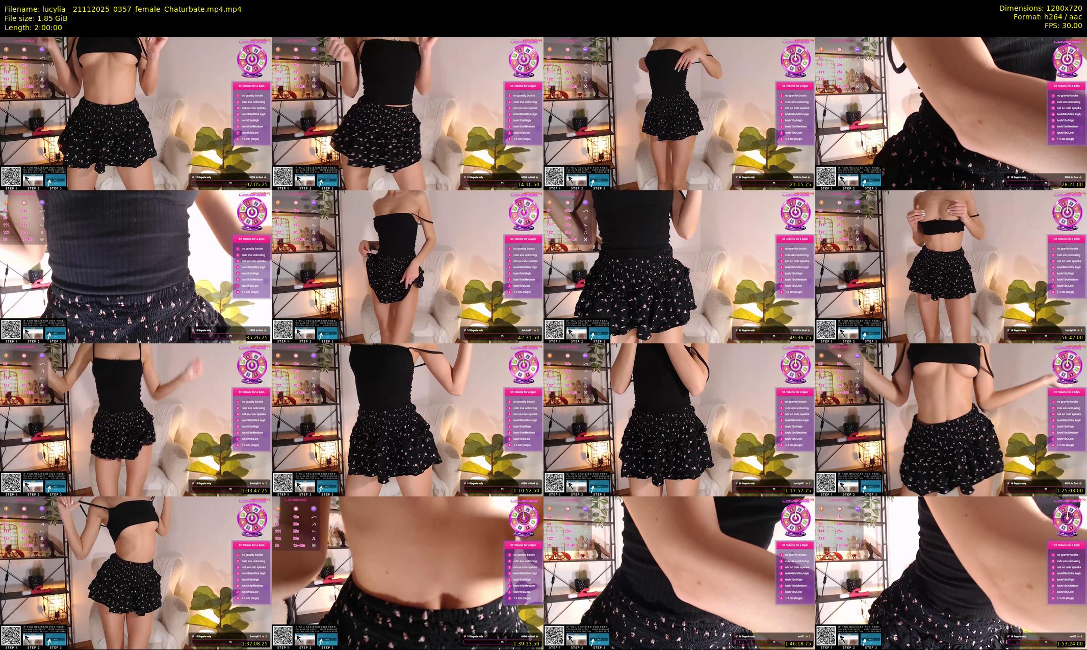 lucylia_ — 120 minute Chaturbate female cam show recording, 720p, Nov 21, 2025