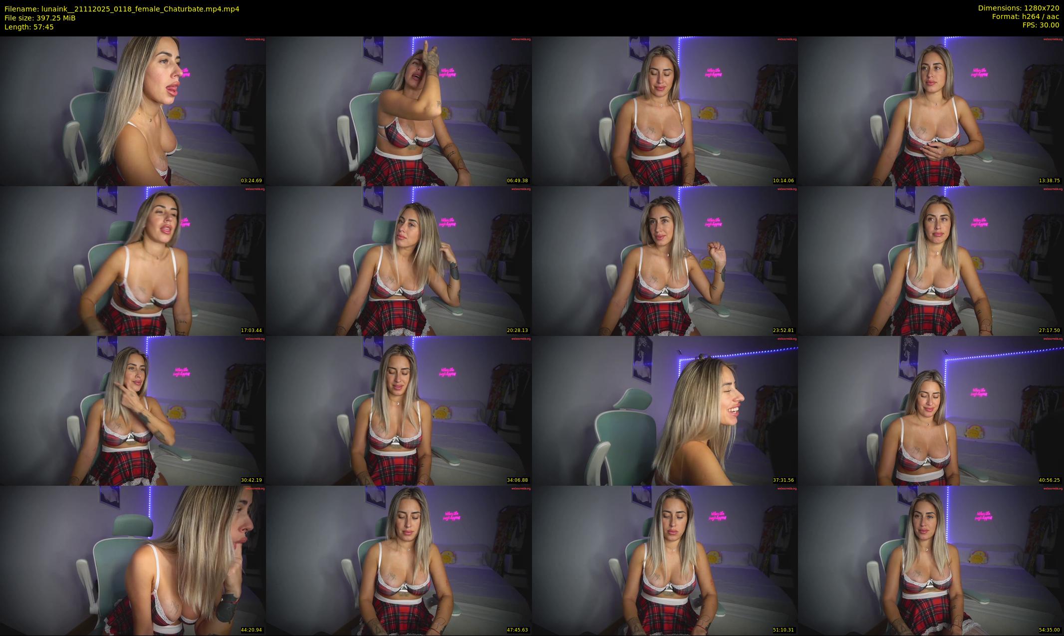 lunaink_ — 58 minute Chaturbate female cam show recording, 720p, Nov 21, 2025