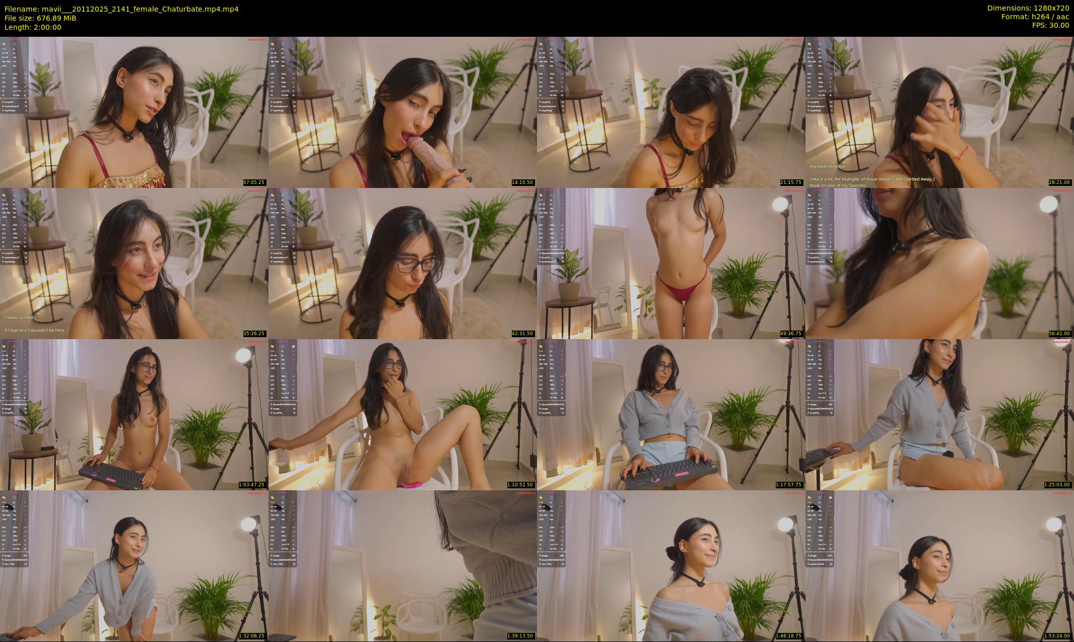mavii__ — 120 minute Chaturbate female cam show recording, 720p, Nov 20, 2025