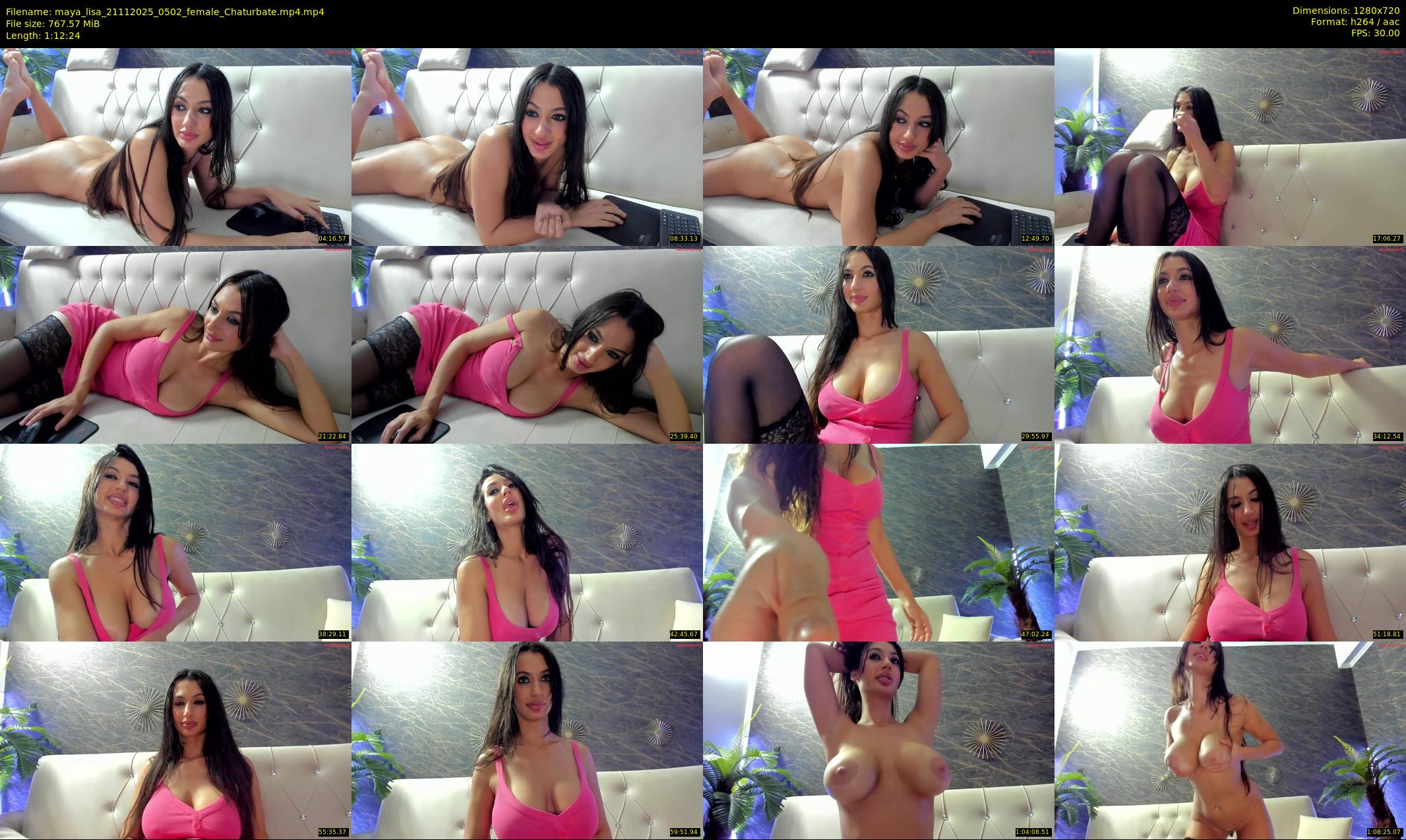 maya_lisa — 73 minute Chaturbate female cam show recording, 720p, Nov 21, 2025