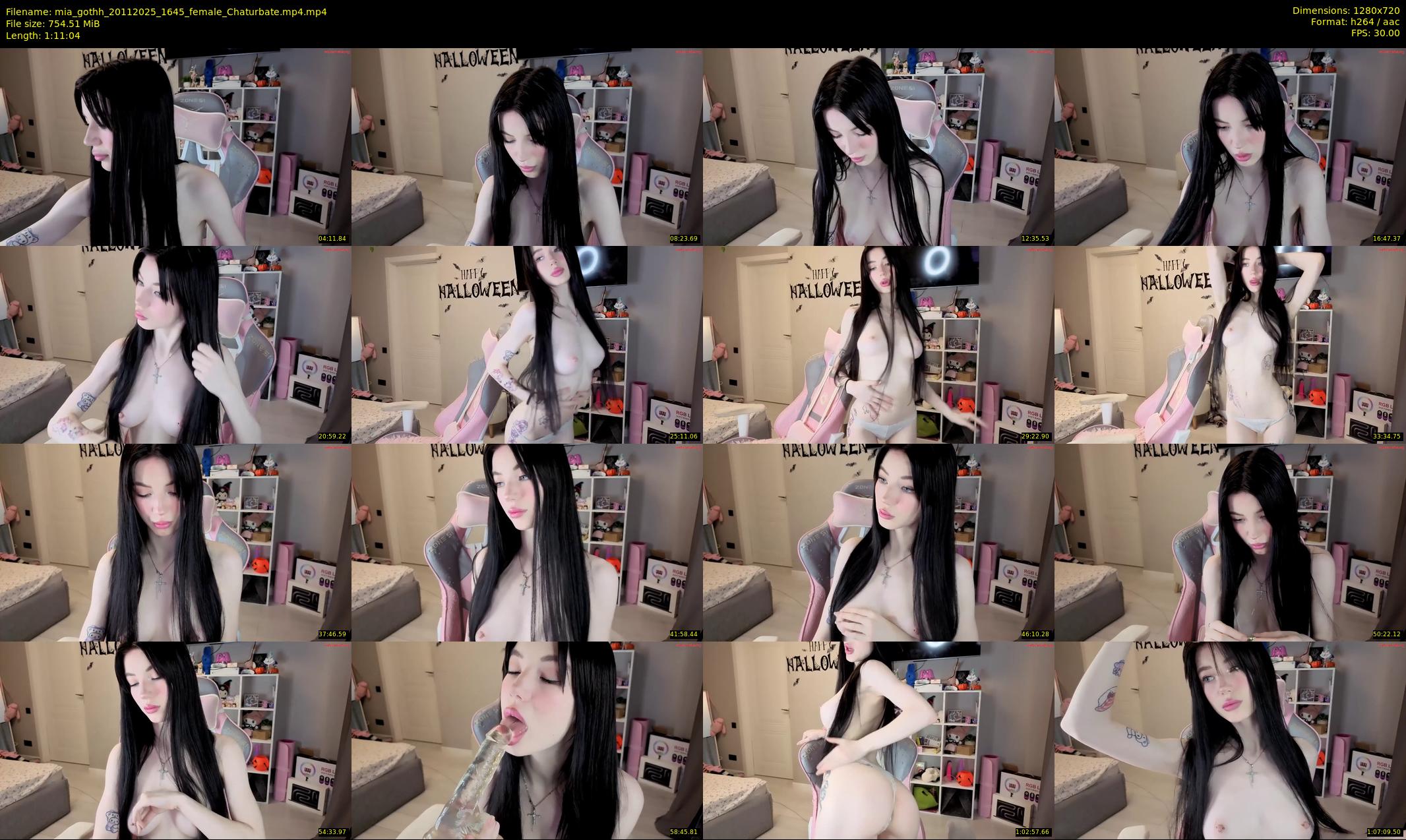 mia_gothh — 72 minute Chaturbate female cam show recording, 720p, Nov 20, 2025