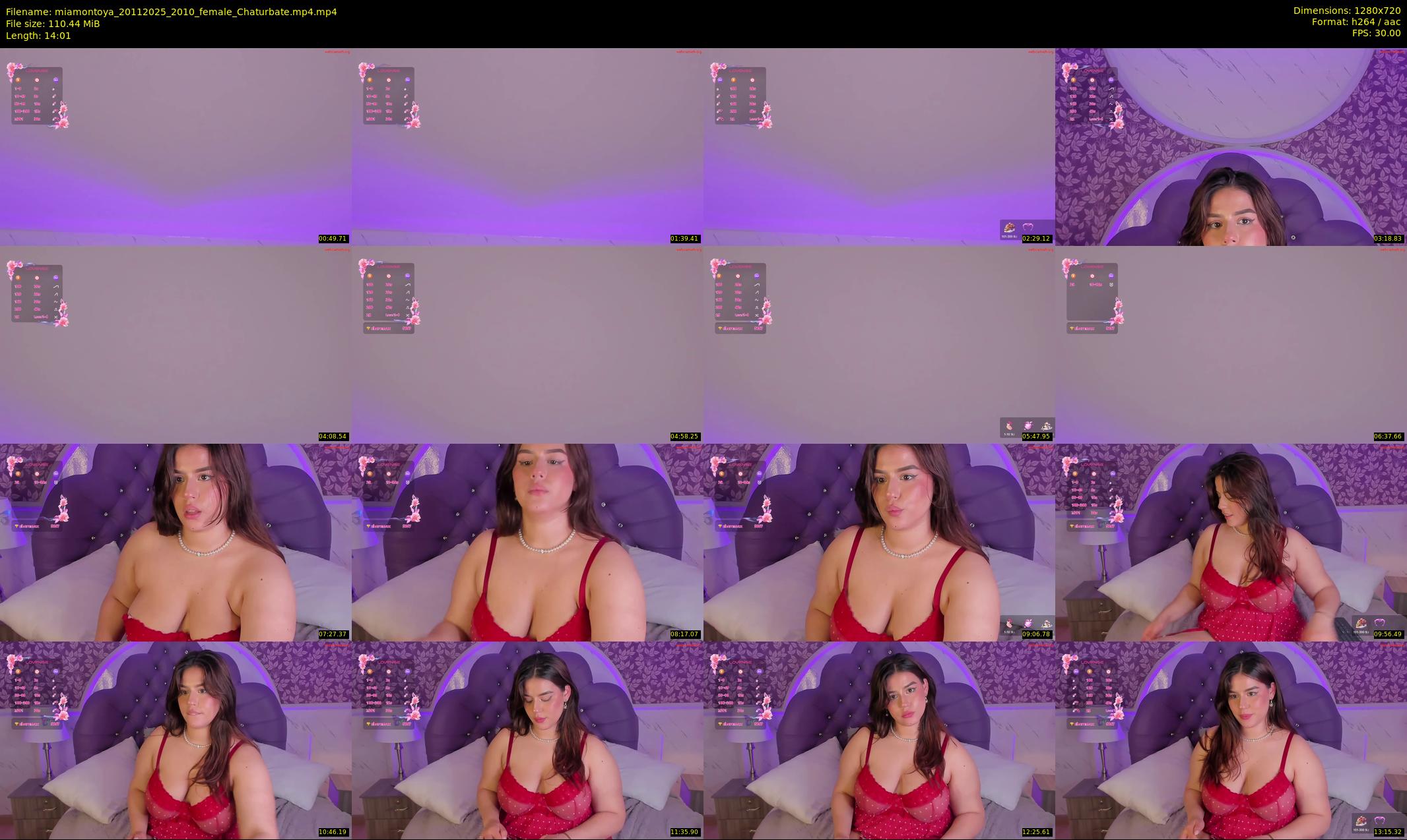 miamontoya — 15 minute Chaturbate female cam show recording, 720p, Nov 20, 2025