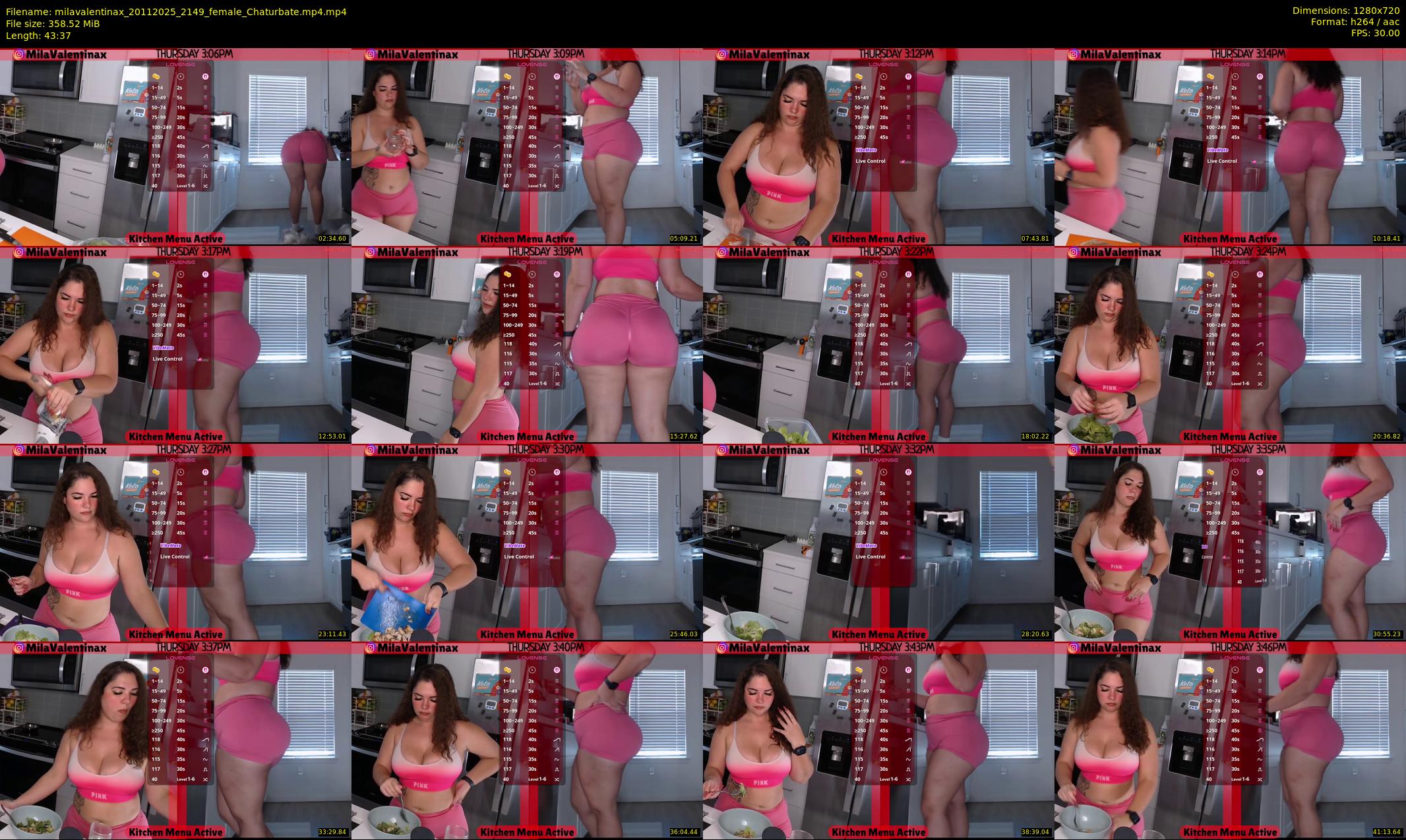 milavalentinax — 44 minute Chaturbate female cam show recording, 720p, Nov 20, 2025