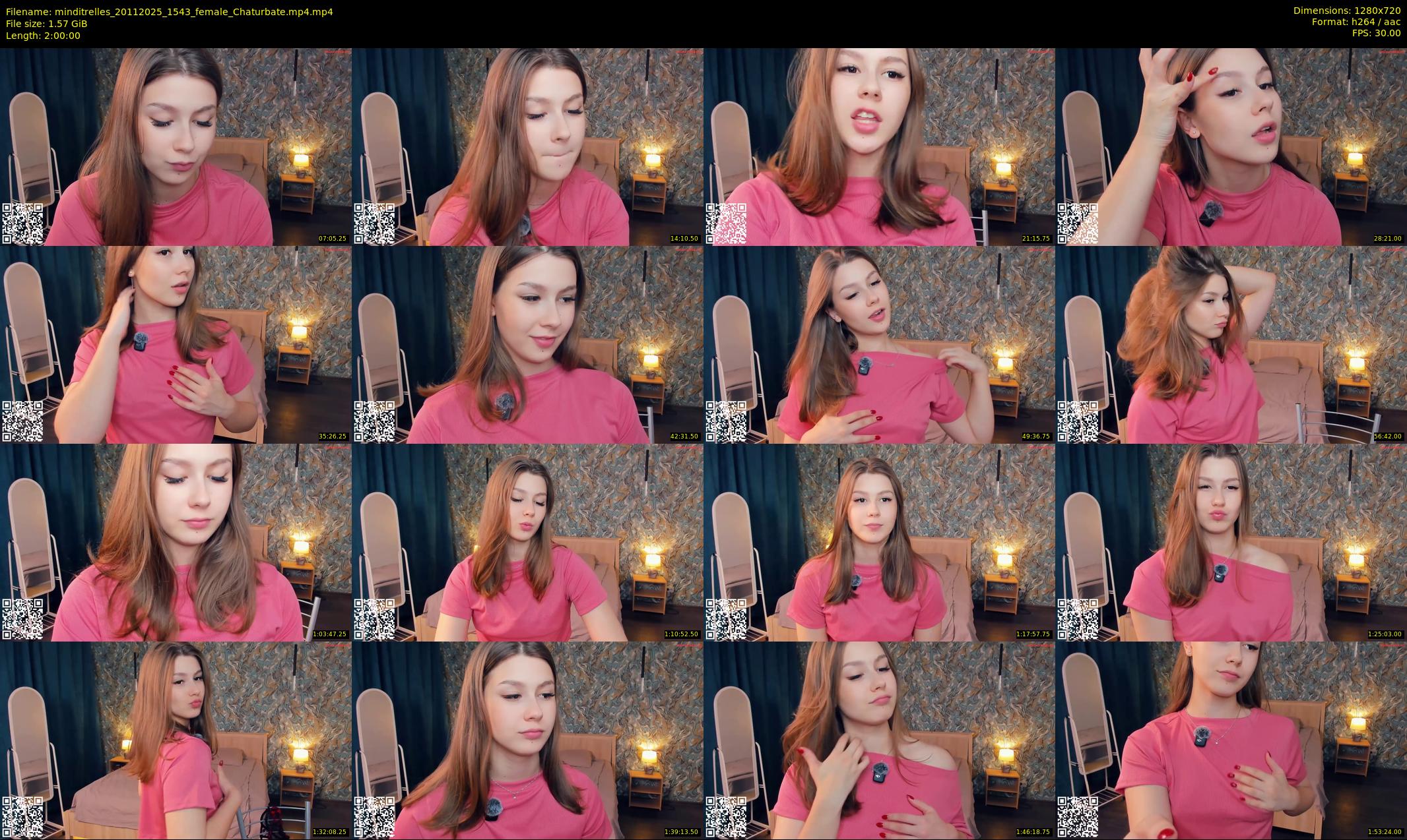 minditrelles — 120 minute Chaturbate female cam show recording, 720p, Nov 20, 2025