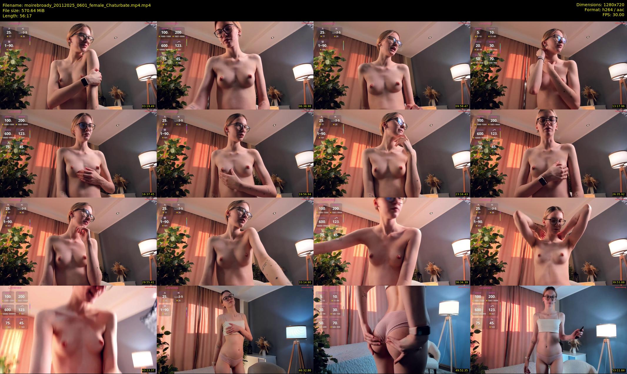 moirebroady — 57 minute Chaturbate female cam show recording, 720p, Nov 20, 2025
