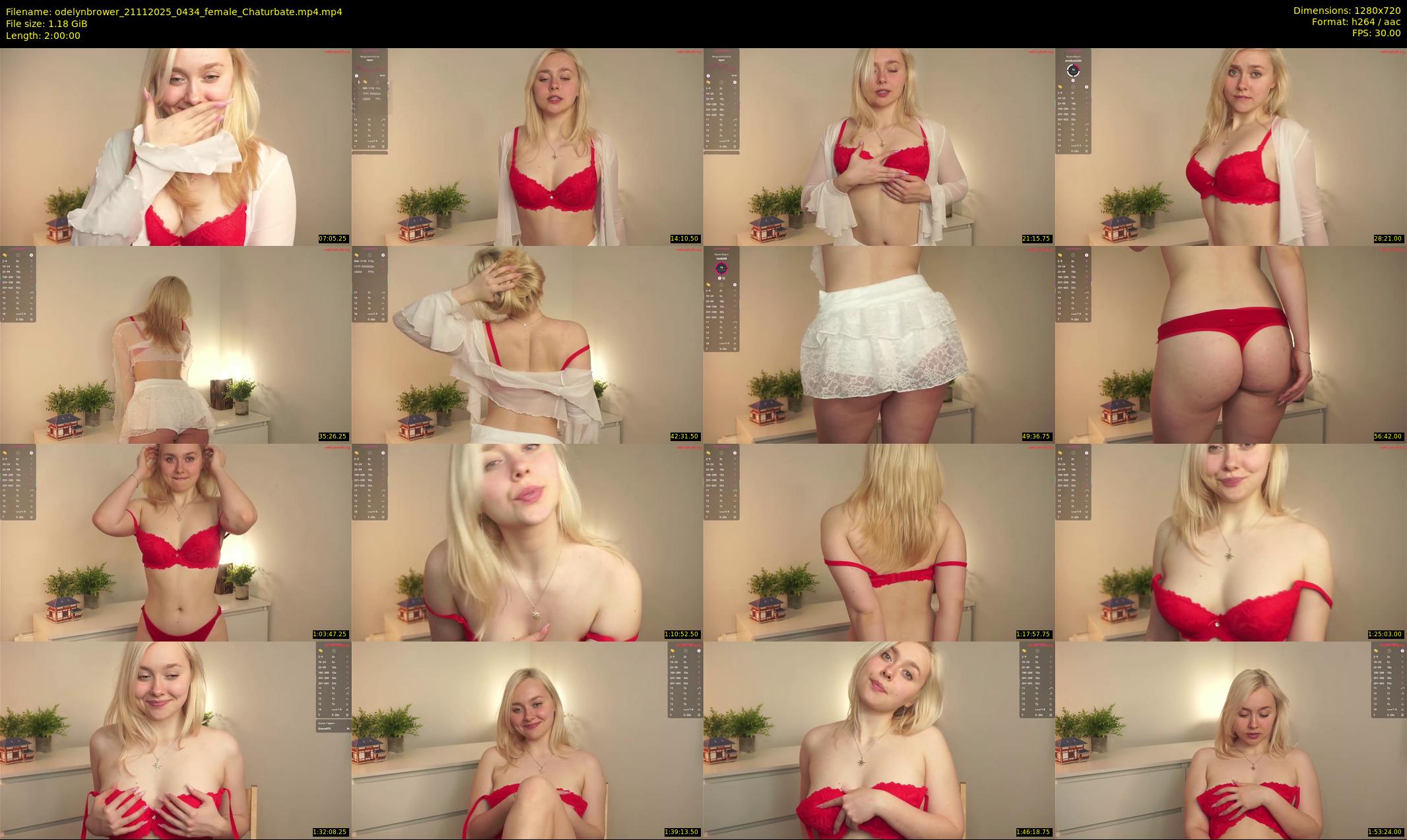 odelynbrower — 120 minute Chaturbate female cam show recording, 720p, Nov 21, 2025