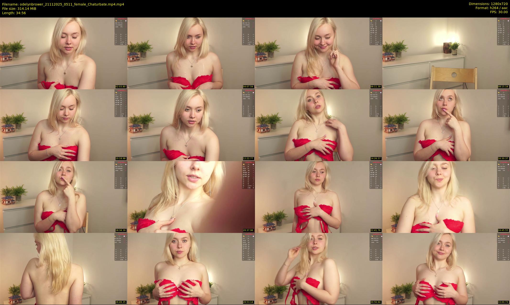 odelynbrower — 35 minute Chaturbate female cam show recording, 720p, Nov 21, 2025